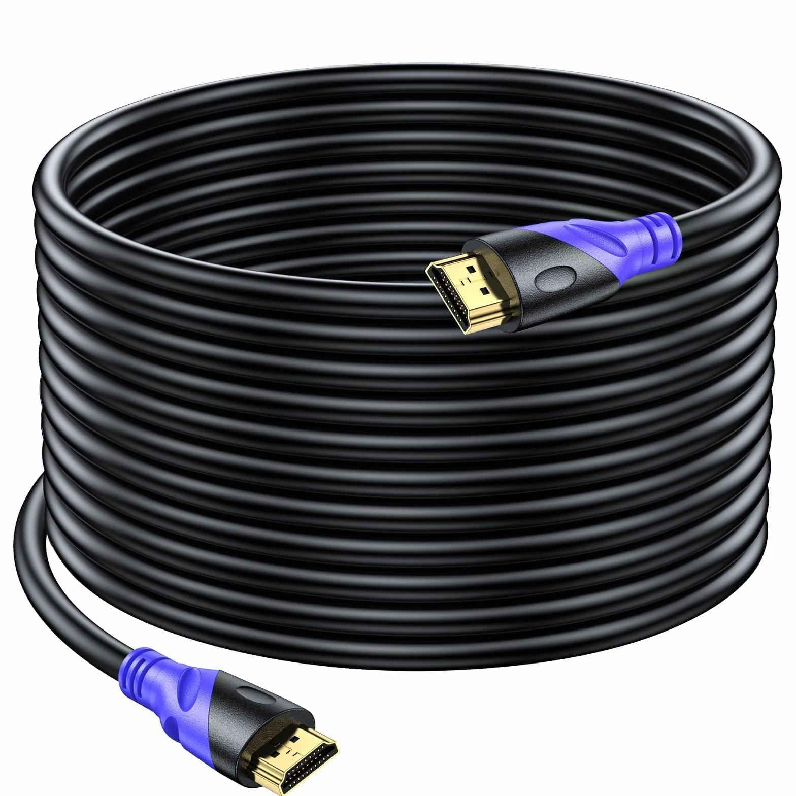 Cavo HDMI 4K/60HZ 20m (HDMI 2.0, 18 Gbps) Connettori Placcati Oro Ad Alta Velocità, Ethernet Audio Return, Compatibile 3D Con Laptop PS3 PC HDTV Proiettore