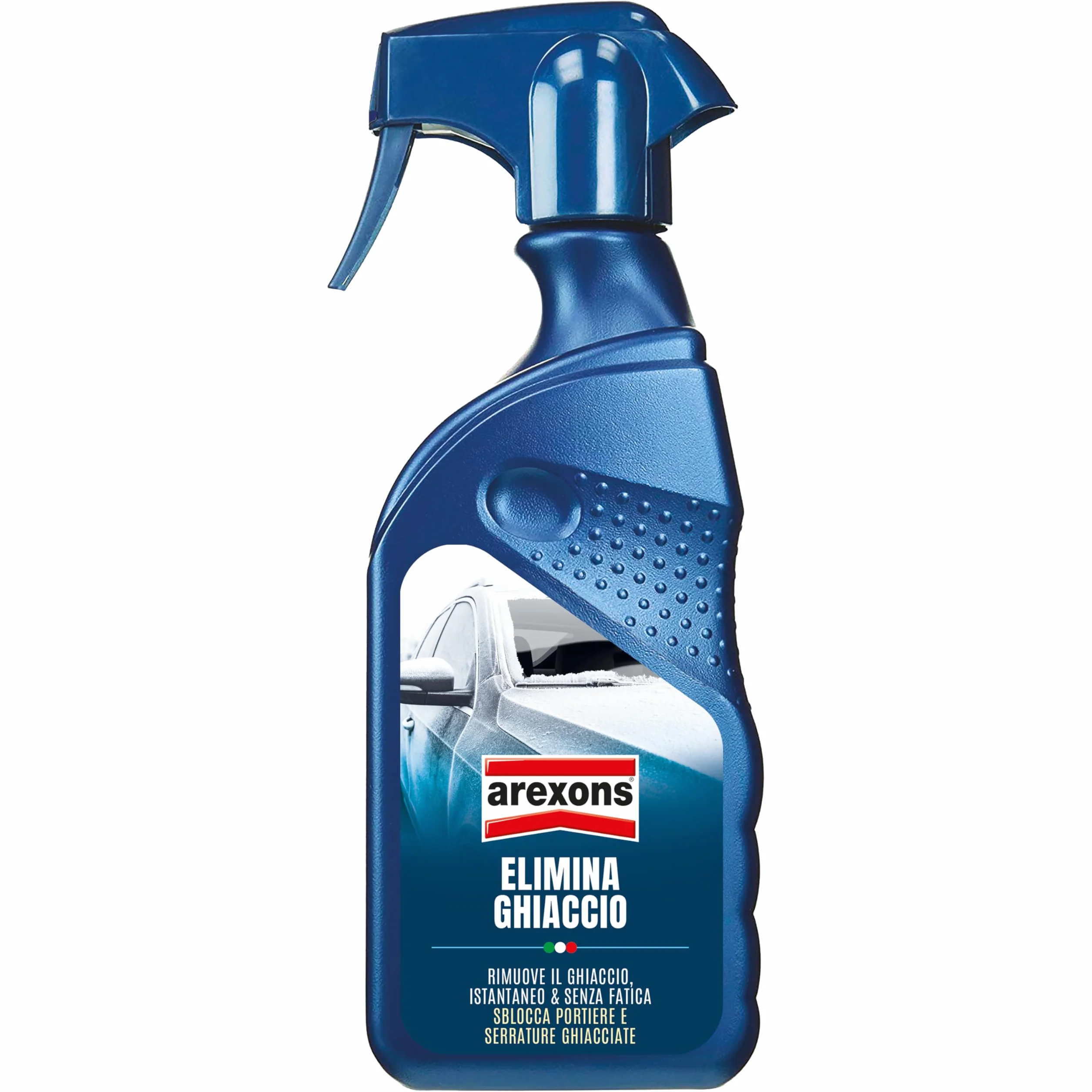 AREXONS Cura Auto Elimina Ghiaccio Spray 500 ml Adatto a Parabrezza e Vetri