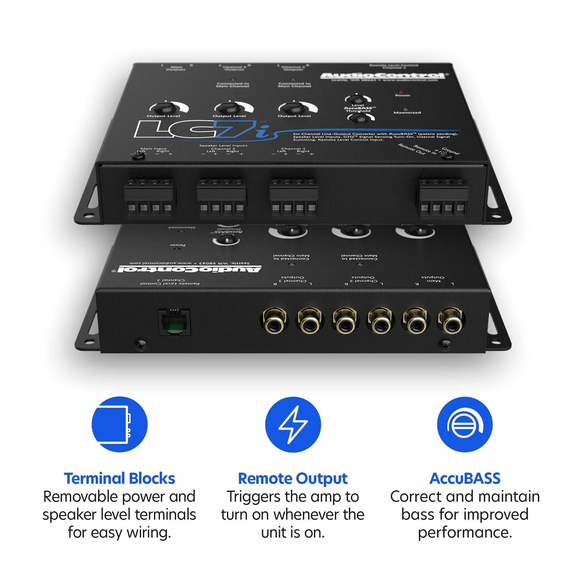 Audio Control 6 Ch Convertitore di Uscita Accu