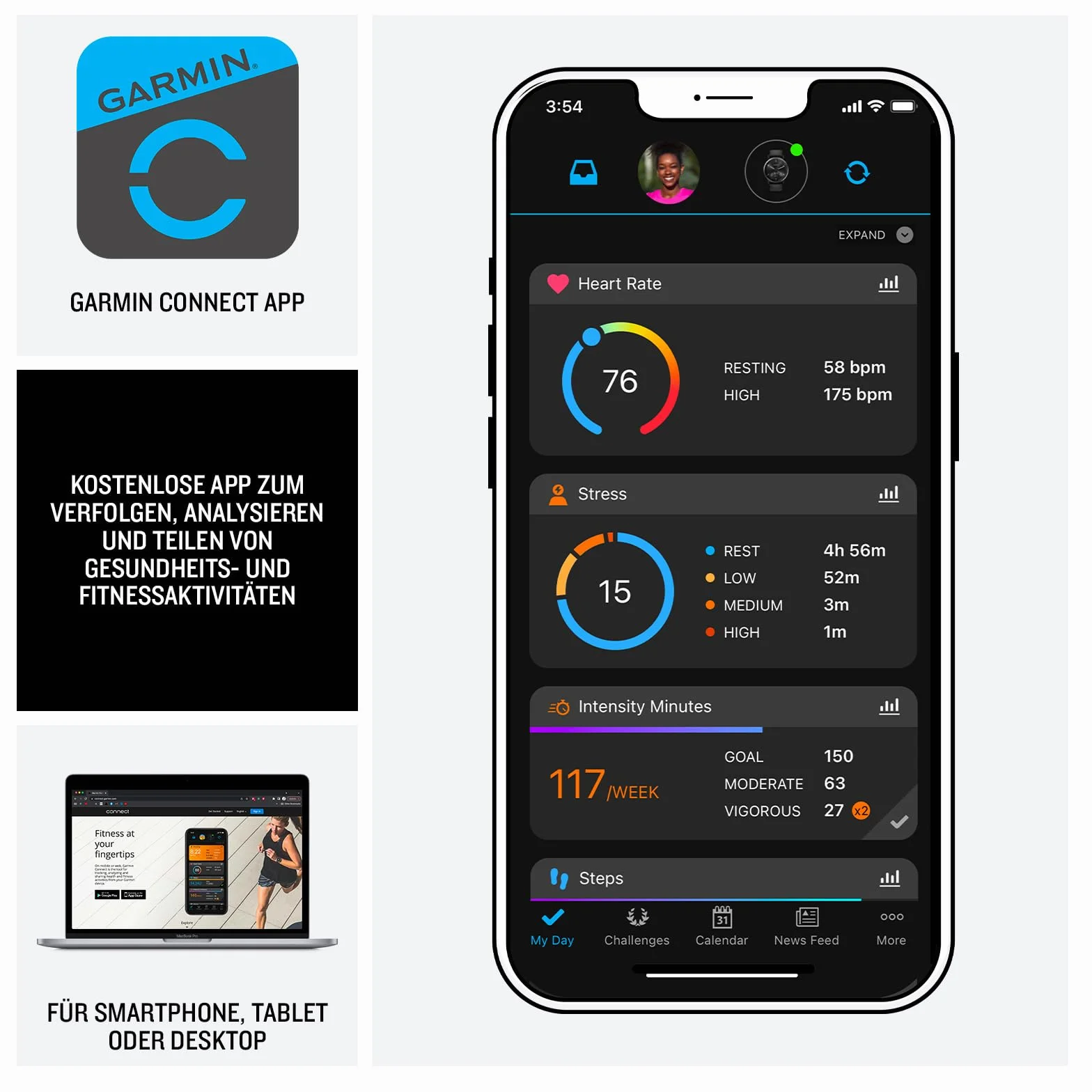 Garmin vívoactive 5, Smartwatch AMOLED 1,2", Cassa 42mm, Musica, Pay, +30 Sport, GPS, Cardio, Coach Sonno, Benefici Workout, Autonomia 11 giorni (Orchid & Orchid Metallic) (Ricondizionato)