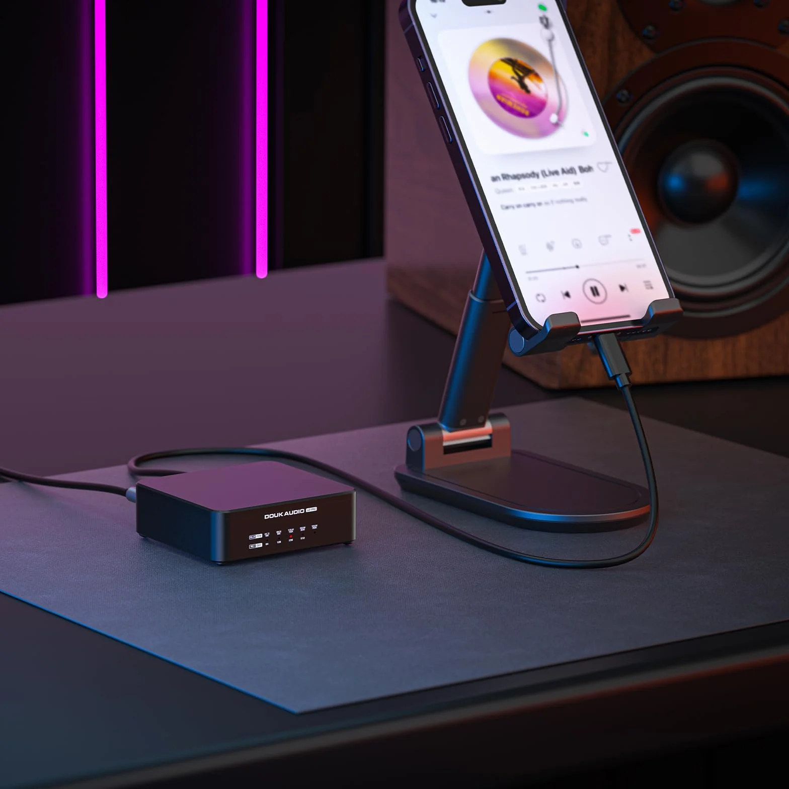 Douk Audio U2 PRO XMOS XU316 Interfaccia Digitale USB DDC USB-C a Ottico Coassiale HDMI IIS DSD512 PCM768kHz Convertitore Audio Digitale Analogico Portatile