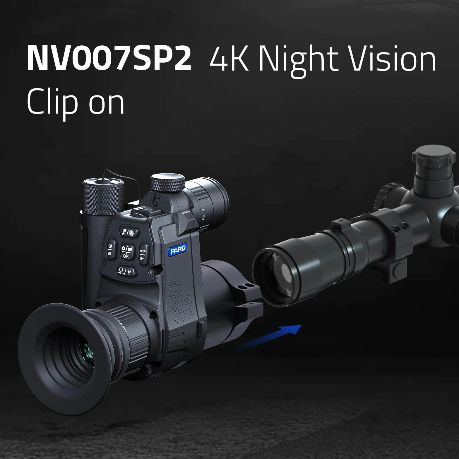 PARD Night Vision, Night Vision 100% Darkness, Monocoli a infrarossi da viaggio per caccia e sorveglianza, registrazione di immagini e riproduzione video, IR 850nm 940nm, NV007S