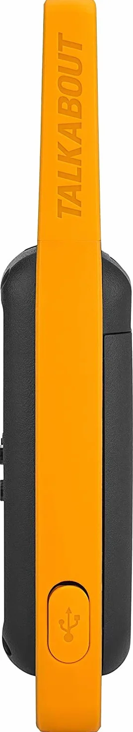 MOTOROLA Solutions - Lotto di 4 Walkie Talkie - TALKABOUT T82 EXTREME - PMR446 - Giallo/Nero - Lungo raggio - Indice IPX4 - Microfoni remoti - Ambienti difficili