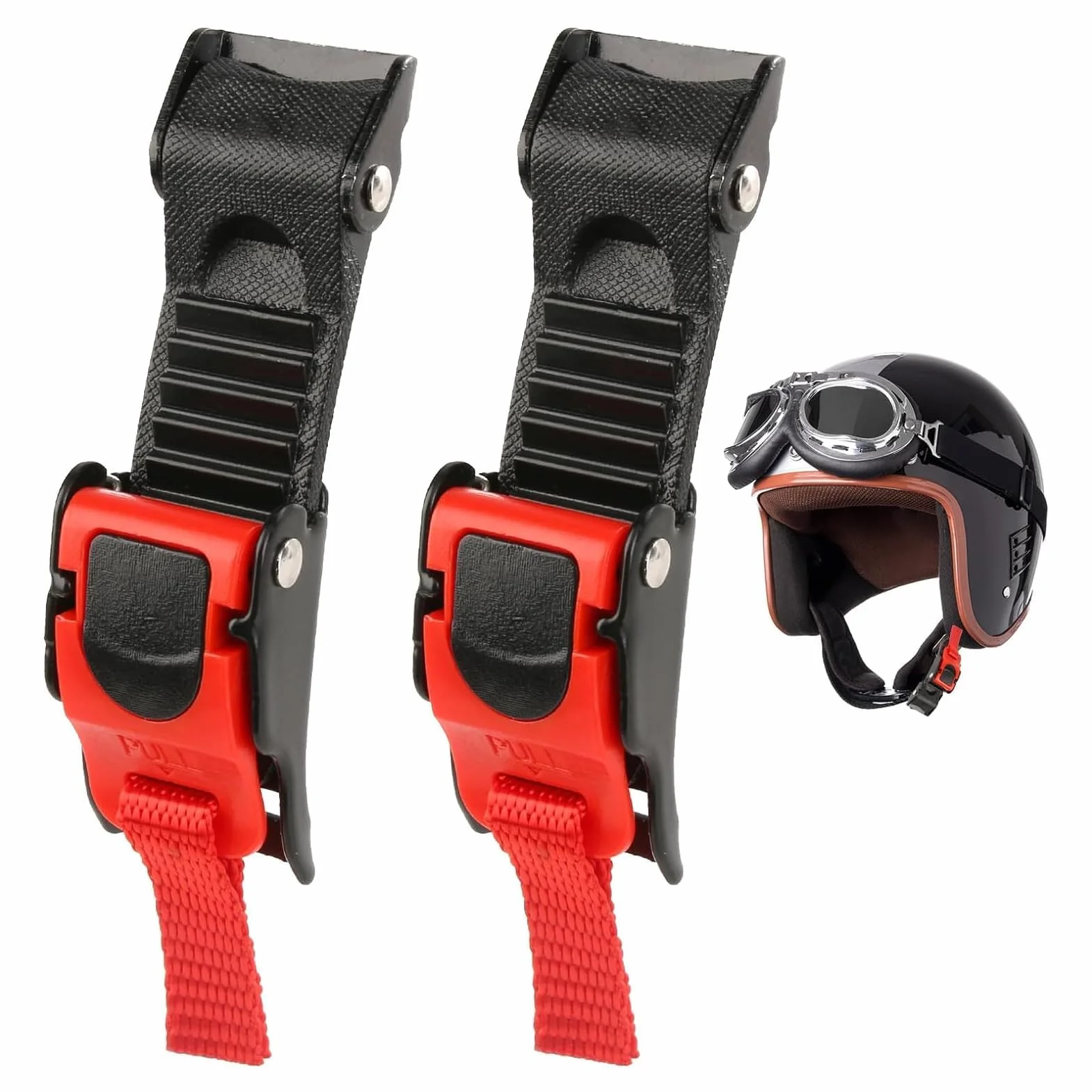Fibbie a clip per casco, fibbie di rilascio rapido per motociclisti e ciclisti, clip da sottogola compatibili con tutti i caschi, installazione facile, sicurezza e stabilità