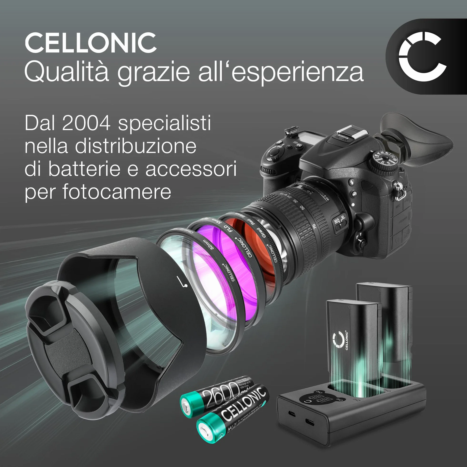 CELLONIC 1x Batteria per Fotocamera Compatibile con Sony FDR-AX33, HDR-CX250, HDR-CX270, NP-FV70 – (3300mAh, 7.4V)