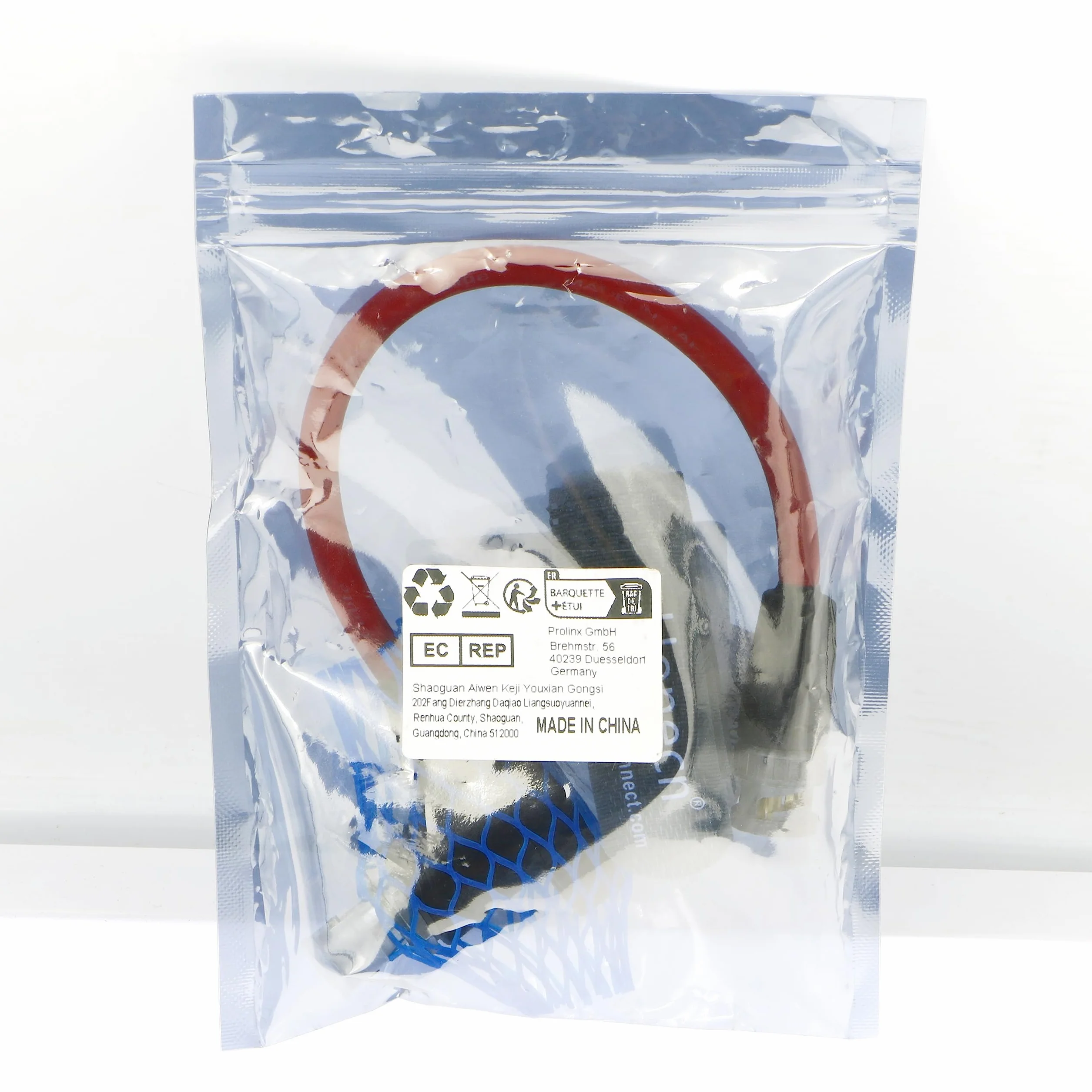 Uonecn Cavo Protettivo HD SDI 12G con Isolatore Galvanico BNC Maschio a BNC Femmina Angolato per RED Komodo Camera 20cm rosso