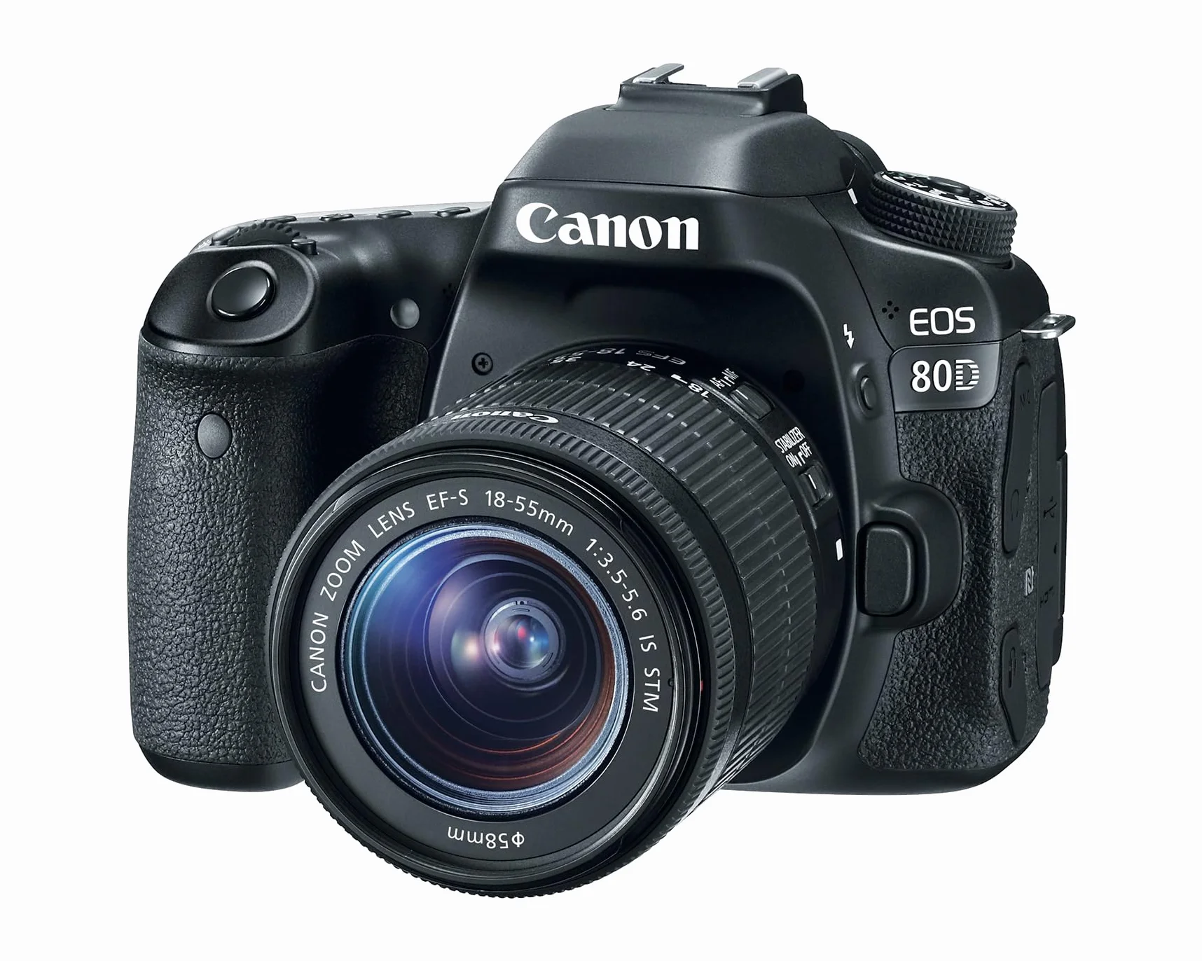Canon EOS 80D + EF-S 18-55mm f/3.5-5.6 IS STM 24.2MP CMOS 6000 x 4000Pixel Nero