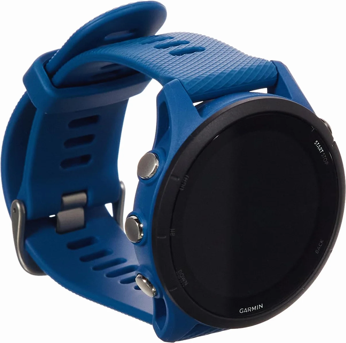 Garmin Forerunner 255 (Ricondizionato), Smartwatch per la corsa, 46mm, GPS multi-band, Cardio, VO2max, Running Power, Report mattutino, HRV Status, Piani gratuiti 5K, 10K e 21K, Recupero (Tidal Blue)