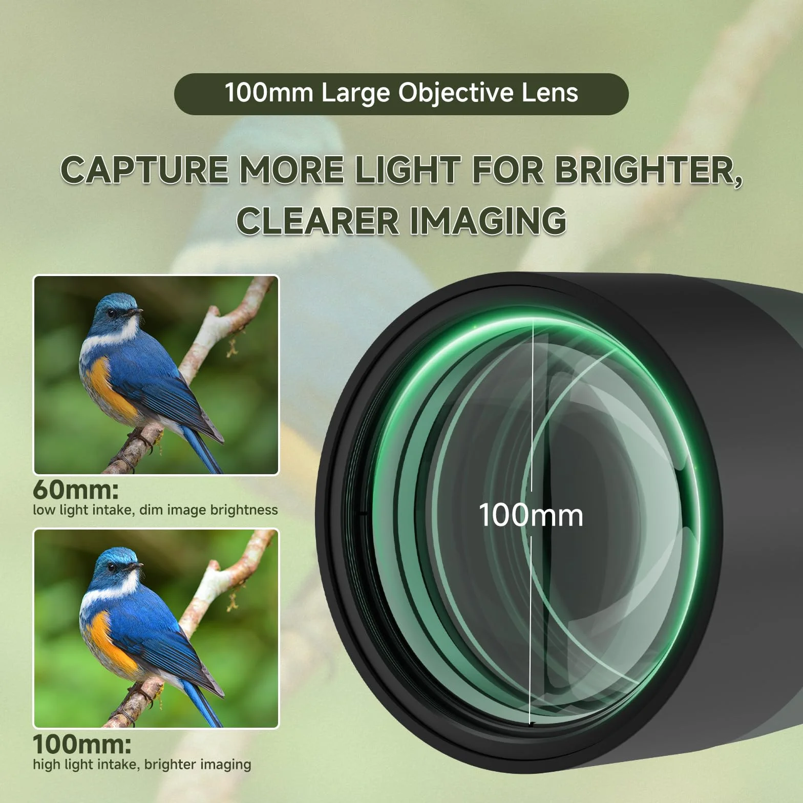 Svbony SV28 25-75x100mm Cannocchiale con Treppiede, Ampio Campo Visivo Immagini Luminose e Chiare, HD Bak4 FMC Telescopio Spotting Scope con Adattatore, per Tiro Bersaglio Osservazione degli Uccelli
