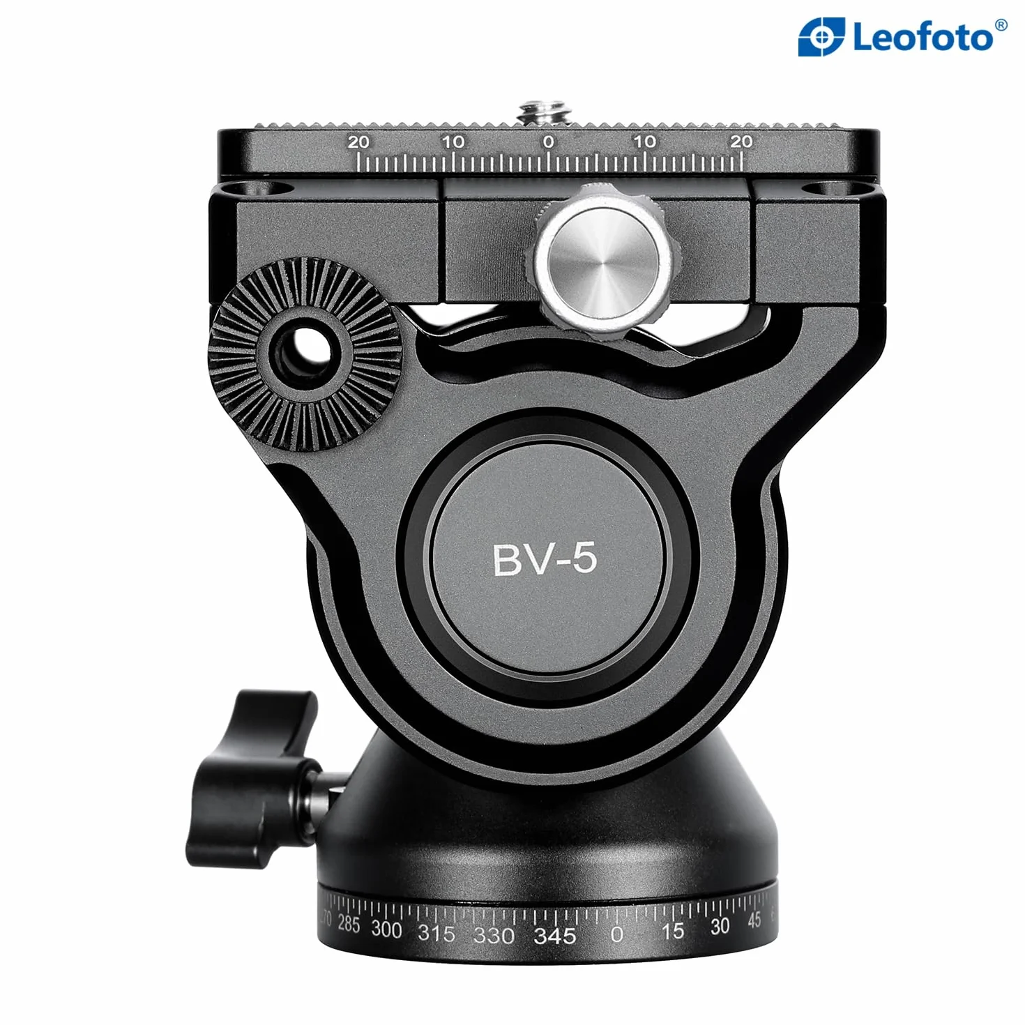 Leofoto - Testa video fluida - Alluminio aeronautico - Peso ridotto - Capacità di carico: 4 kg - Perfetto per il videografo esigente - BV-5