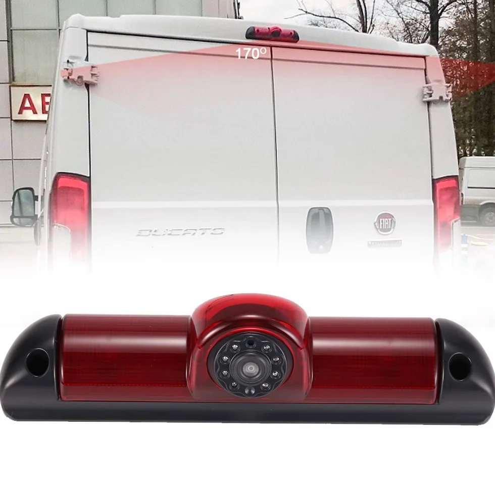Auto Terzo Tetto Top Mount Lampada freno Fotocamera luce Telecamera Posteriore di Backup peper JUMPER III/DUCATO X250 / BOXER III AVIS AVS325CPR
