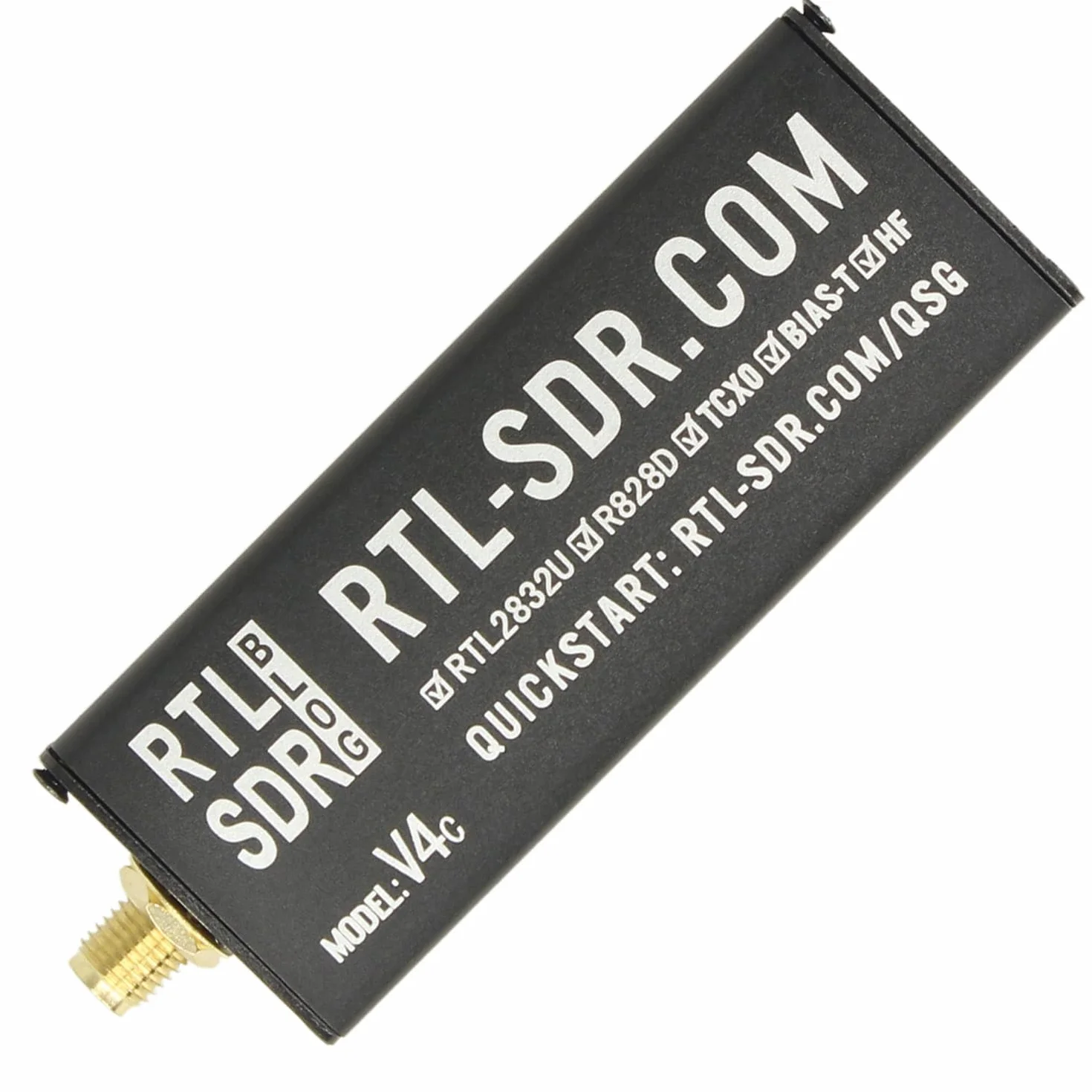 RTL-SDR Blog V4 R828D RTL2832U 1PPM TCXO SMA Software Defined Radio USB-C