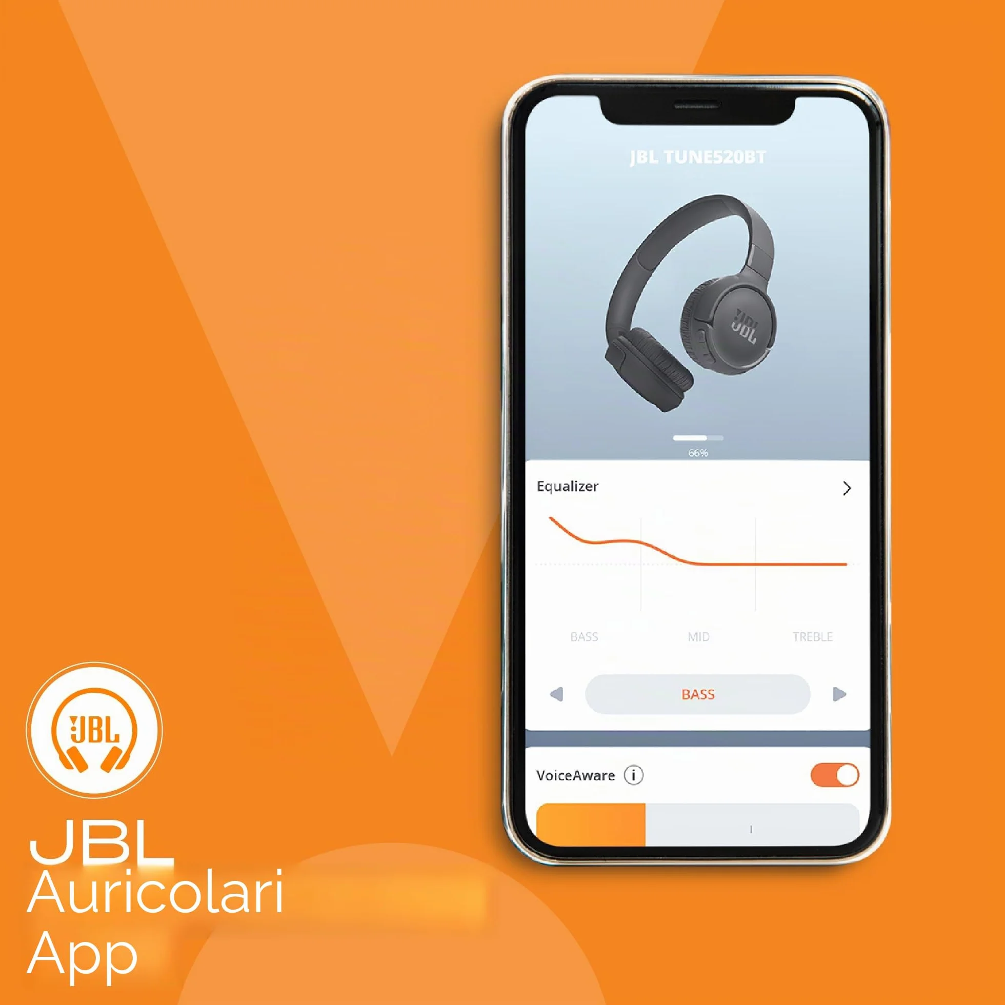 JBL Tune 520 BT Cuffie On-Ear Bluetooth Wireless, Pieghevoli e Leggere, Microfono e Comandi su Padiglione con Voice Aware, JBL Pure Bass, Connessione Multipoint, fino a 57 ore di Autonomia, Nero