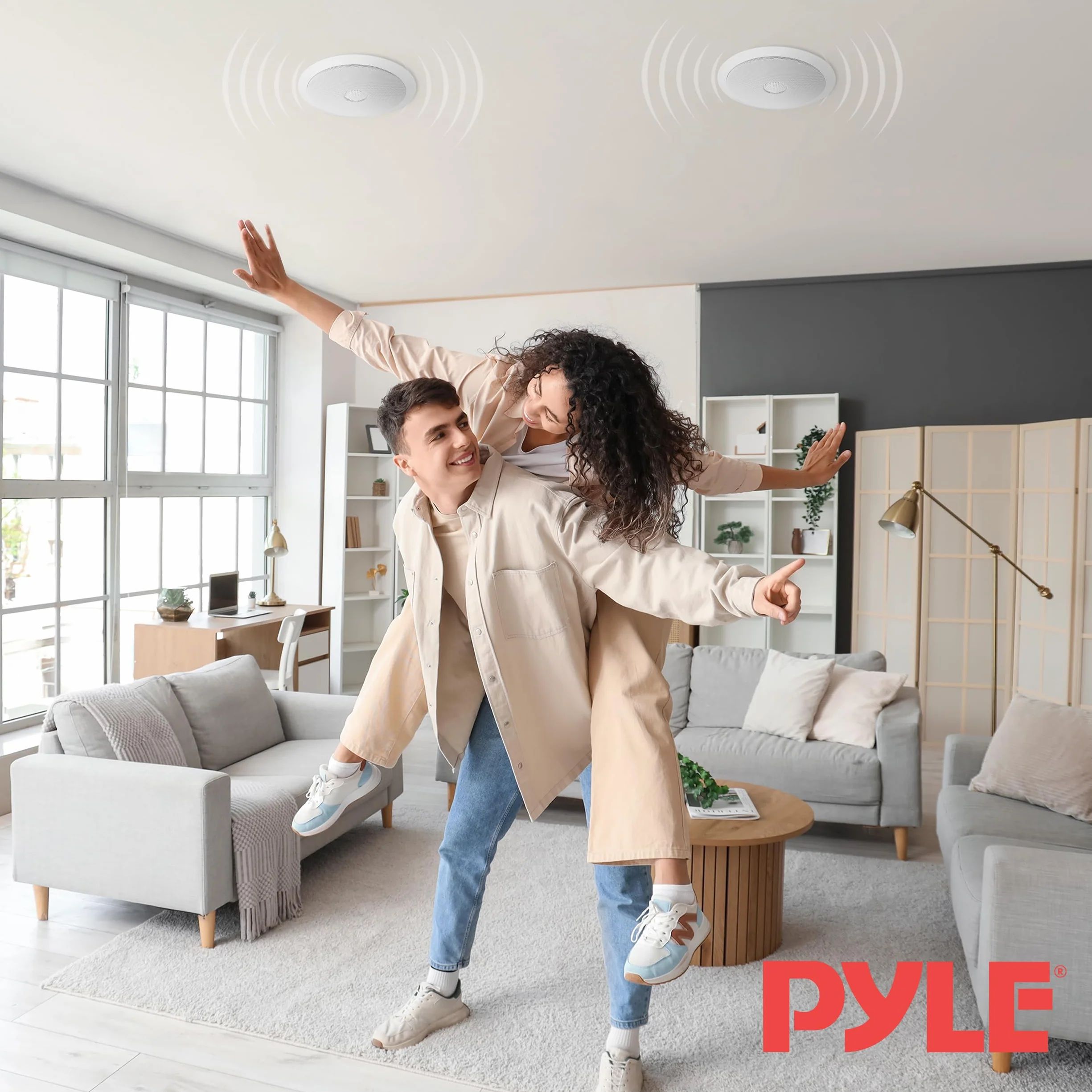 Pyle Altoparlanti da Incasso 16,5 cm, Casse Audio 2 Vie, Tweeter a Cupola in Titanio 2,5 cm, 65Hz-22kHz, 250W Picco