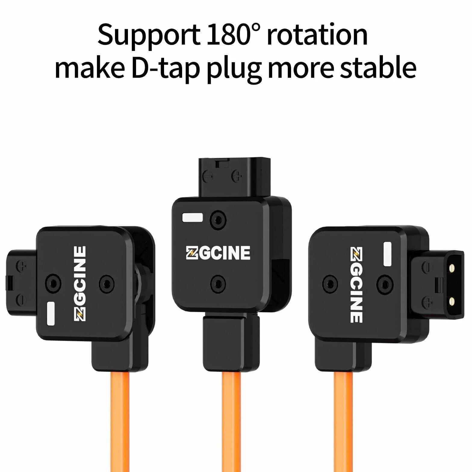 ZGCINE D-Tap a NP-FZ100 Batteria Fittizia per Sony, Connettore D-Tap Ruotabile a 180°, Uscita Regolata a 8.4 V, Compatibile con Sony A7IV A7III A7SIII A7RV FX3 FX30 A7CII A6700 ZV-E1 ZV-E10II A1 A9III
