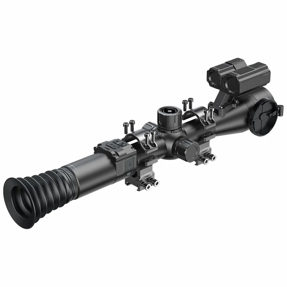 PARD Ottica per Carabina, Telemetro 1000m, risoluzione 2560x1440, registrazione video, Wi-Fi, impermeabile, DS35-LRF