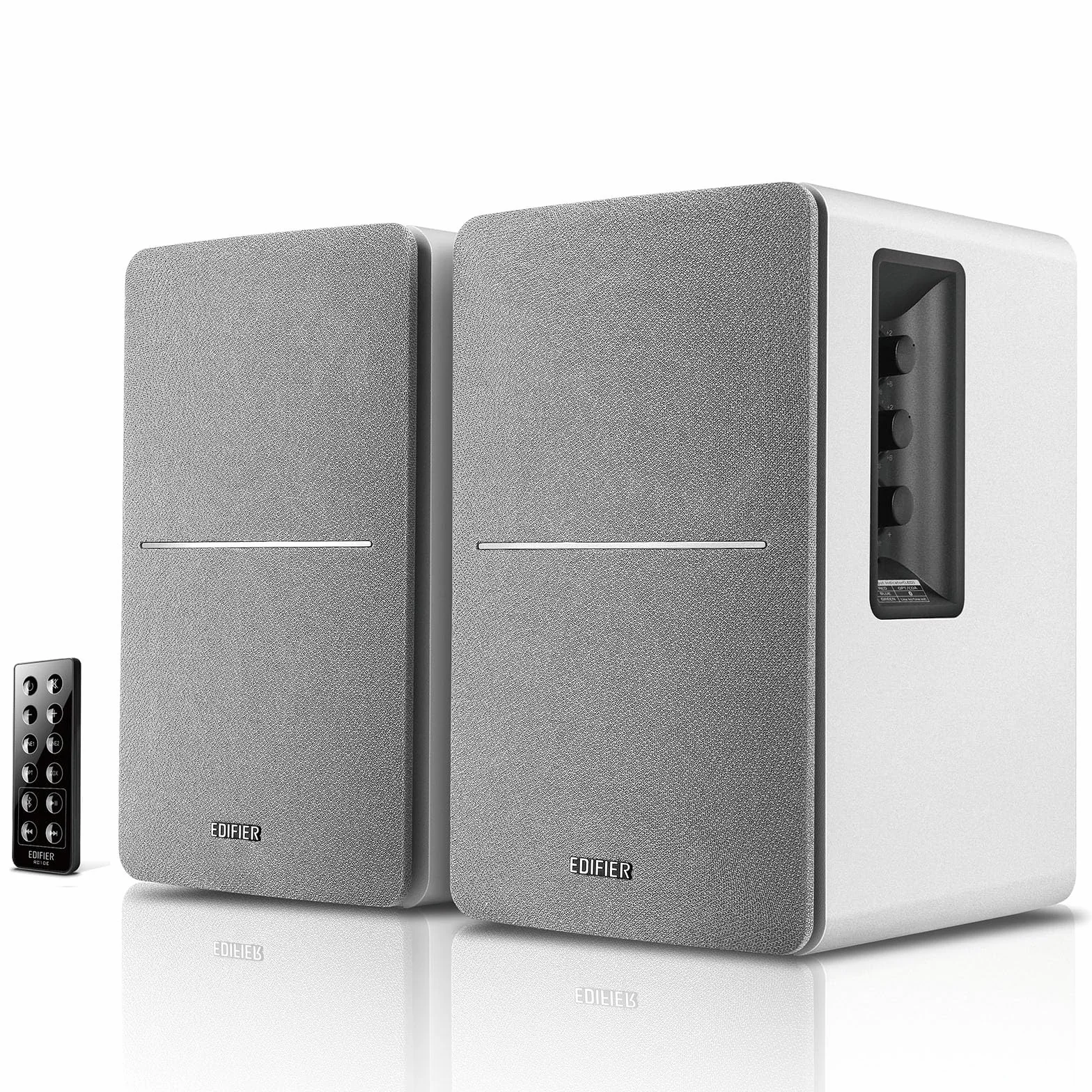 Edifier - Impianto stereo Con Bluetooth e ingressi digitali bianco