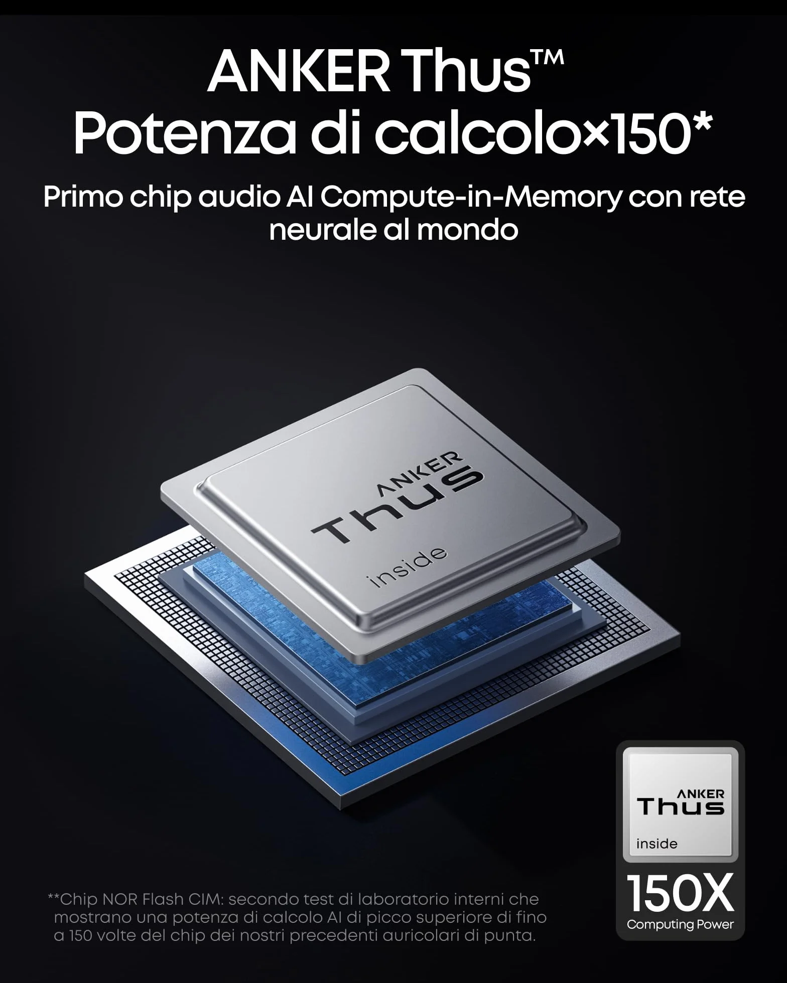 Soundcore Liberty 5 Pro di Anker, Qualità delle chiamate da Guinness World Records, Chip AI Anker Thus, Auricolari Bluetooth con Cancellazione Rumore Attivo, Dolby Atmos, LDAC, Batteria 28 Ore