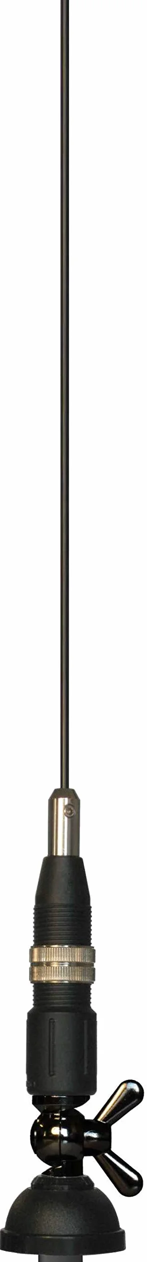 Sirio Antenne SNAKE 27 BLACK, Antenna CB Veicolare, Frequenza 26.5-27.4MHz, Base "NE", Potenza Massima 40W Short Time, Stilo Inox Nero, Inclinabile 180°, Altezza 0,95mt, cavo 4mt in dotazione