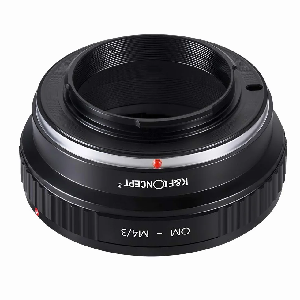 K&F Concept OM-M4 / 3 Adattatore per Obiettivo Anello Adattatore per Obiettivo da Olympus OM a Micro 4/3 Panasonic GF1 GF2 GF3 GF5 GF6 G1 G2 G3 G6 GX1 GX7 GH1 GH2 GH3