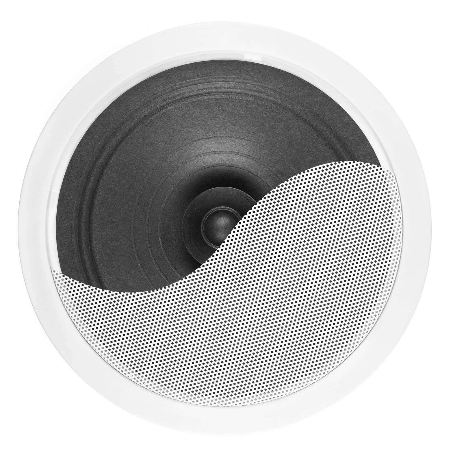 IMPIANTO AUDIO FILODIFFUSIONE BLUETOOTH TELECOMANDO CASSE TONDE DA CONTROSOFFITTO 13 (4 CASSE 13 CM)