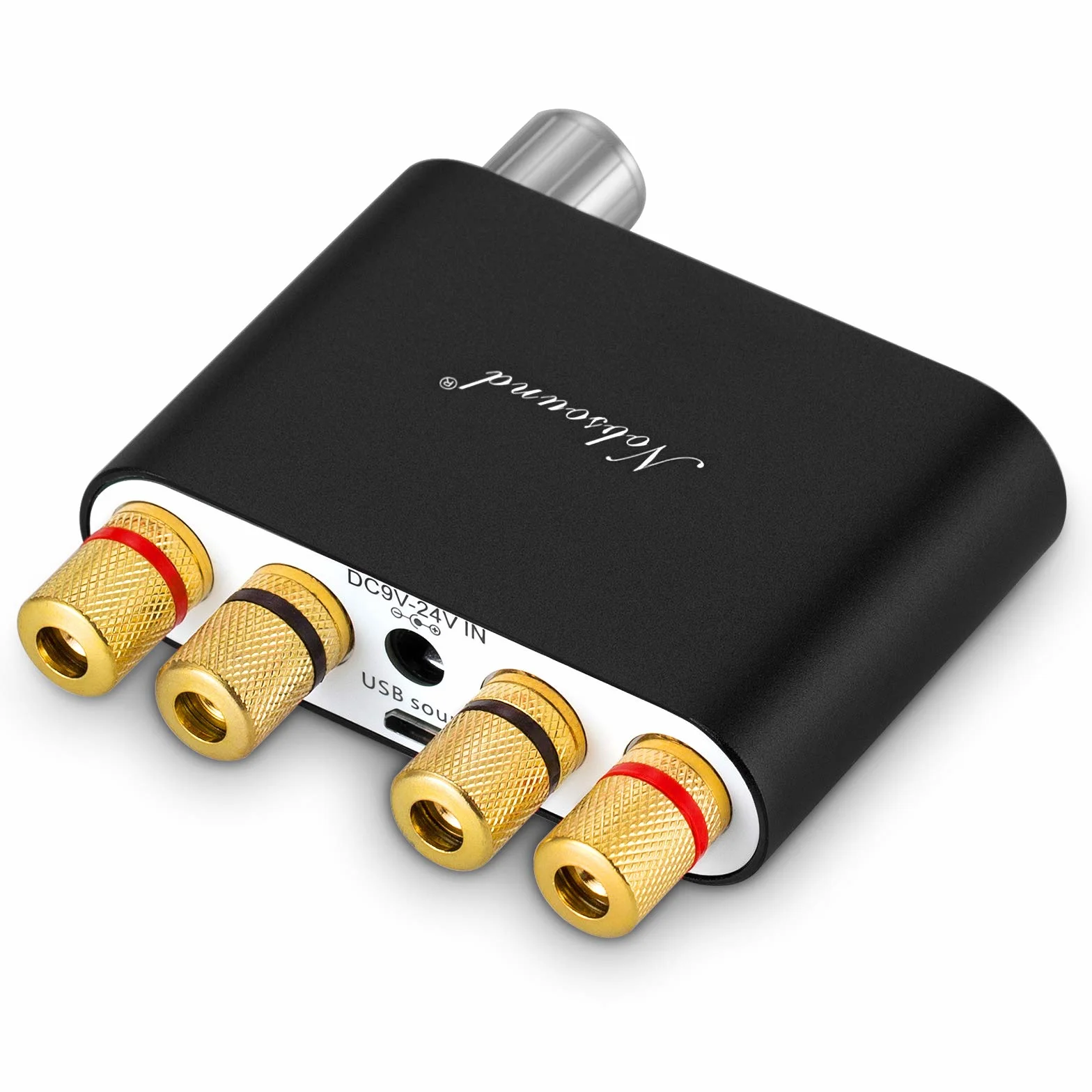 Nobsound NS-10G Mini amplificatore HiFi digitale Bluetooth 5.0; 100 W con alimentatore (nero)