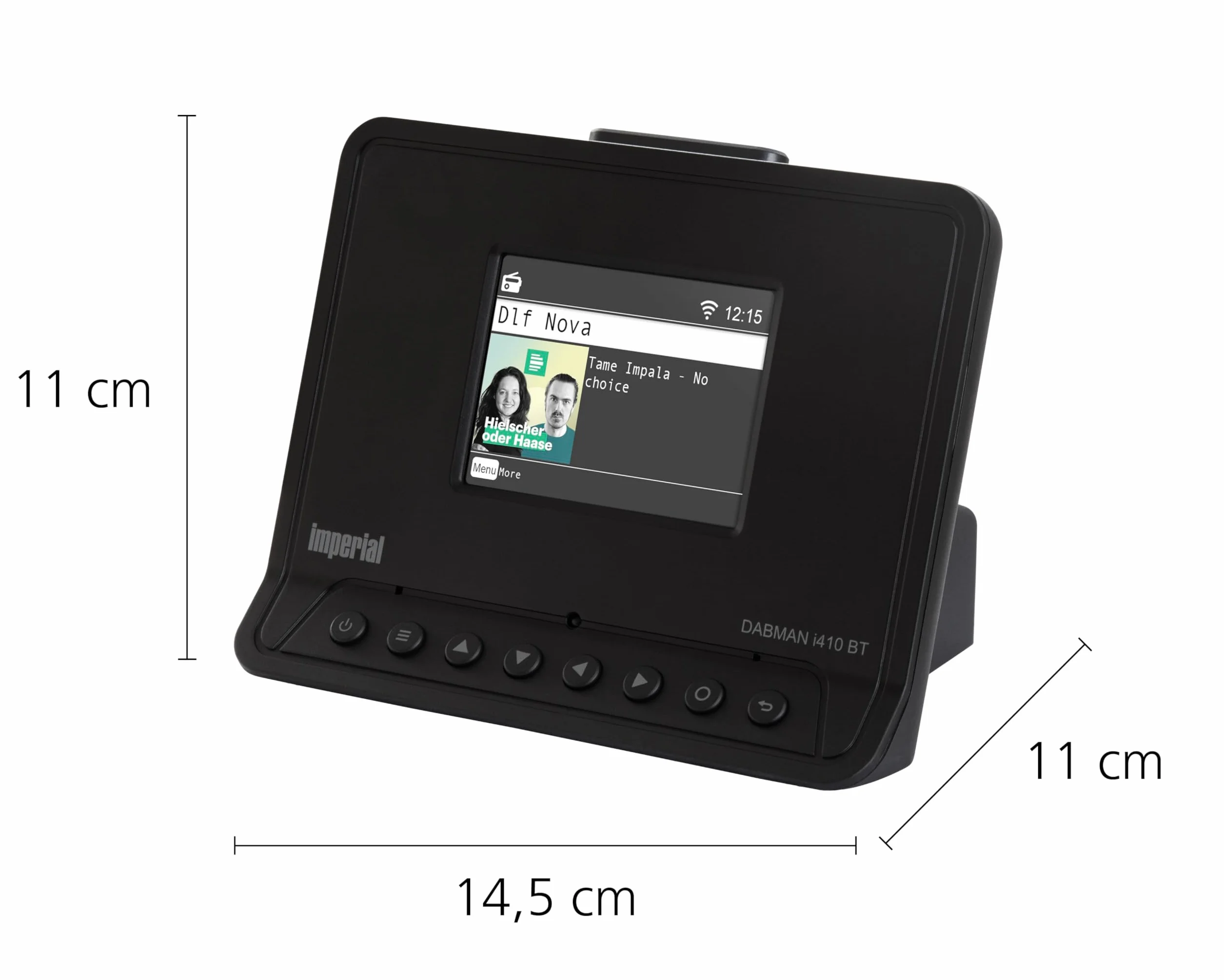 IMPERIAL DABMAN i410 BT Adattatore per impianto HiFi radio Internet DAB+ Bluetooth Nero