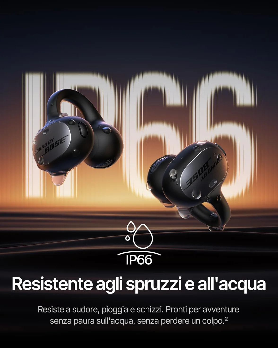 Baseus Inspire XC1 Cuffie Open-Ear, Sound by Bose, Cuffie Bluetooth Cloud Comfort, con Dolby Audio | Hi-Res | Driver Ibrido a 2 Vie | Tweeter Knowles BA, Autonomia 40 h, IP66, AI-Clear Calls