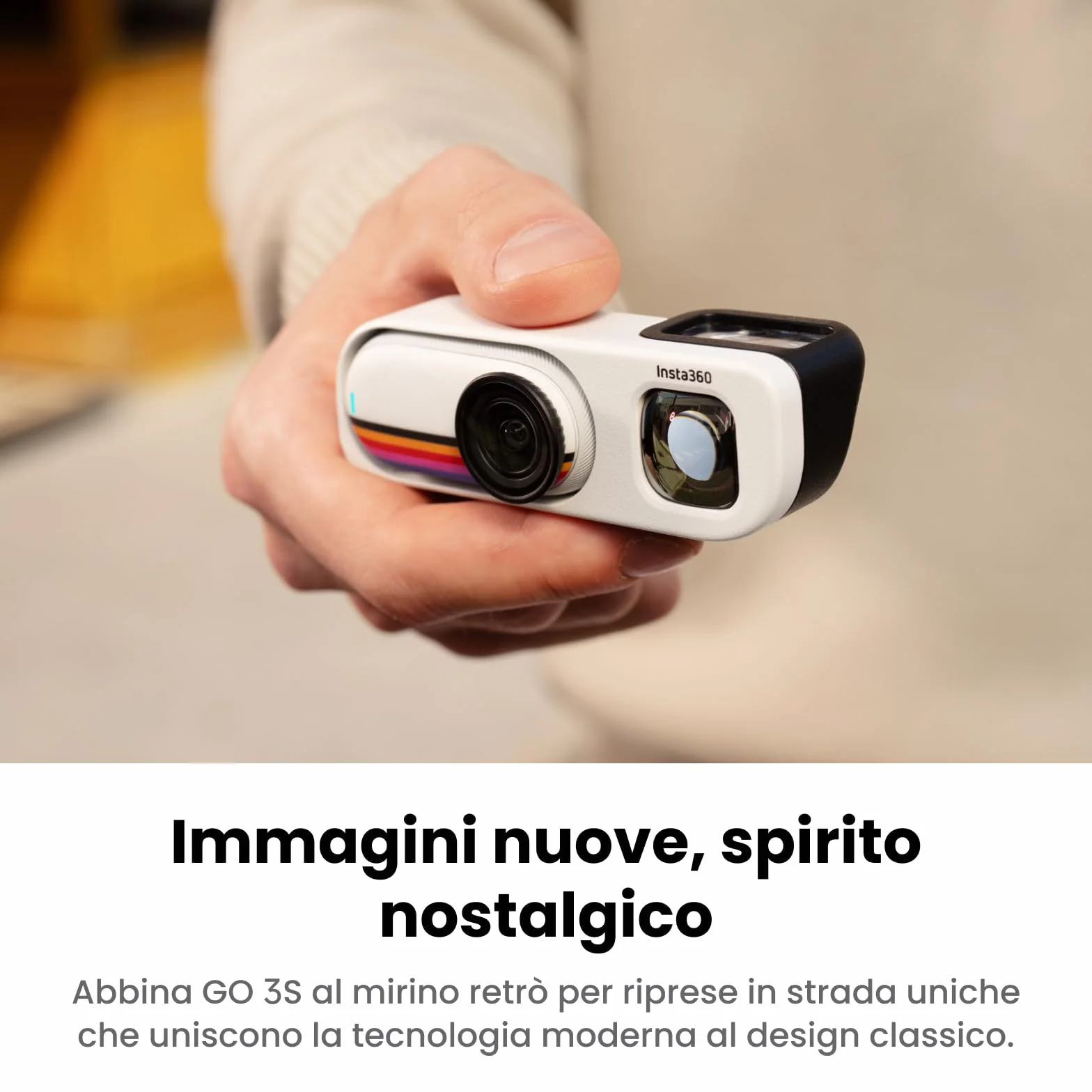 Insta360 GO 3S Pack Retrò edizione speciale 64GB Bianco