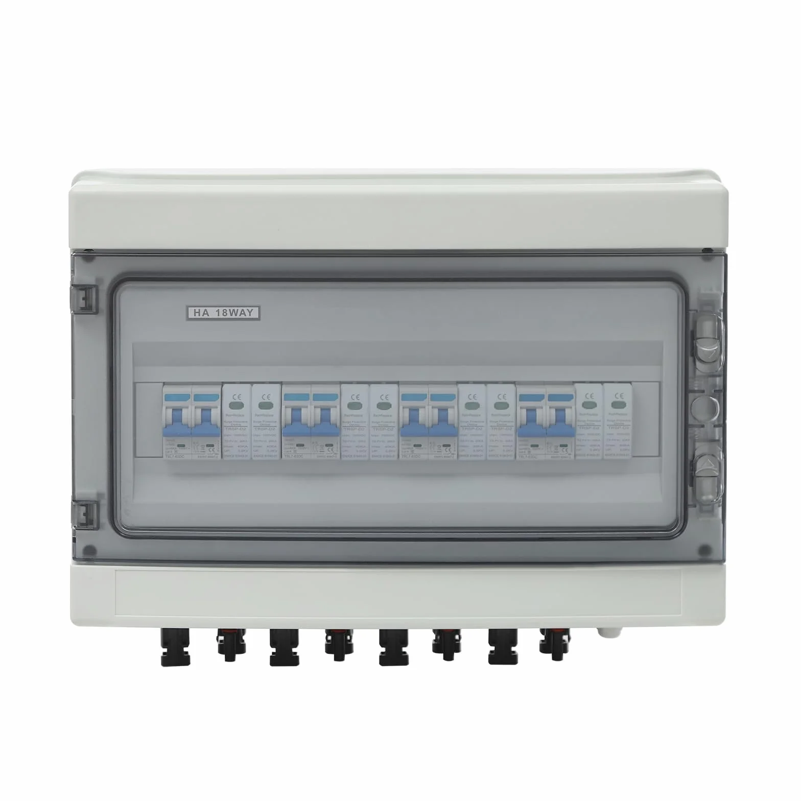 Interruttore di separazione PV DC IP65 impermeabile protezione da sovratensione sovraccarico fulmine IK10