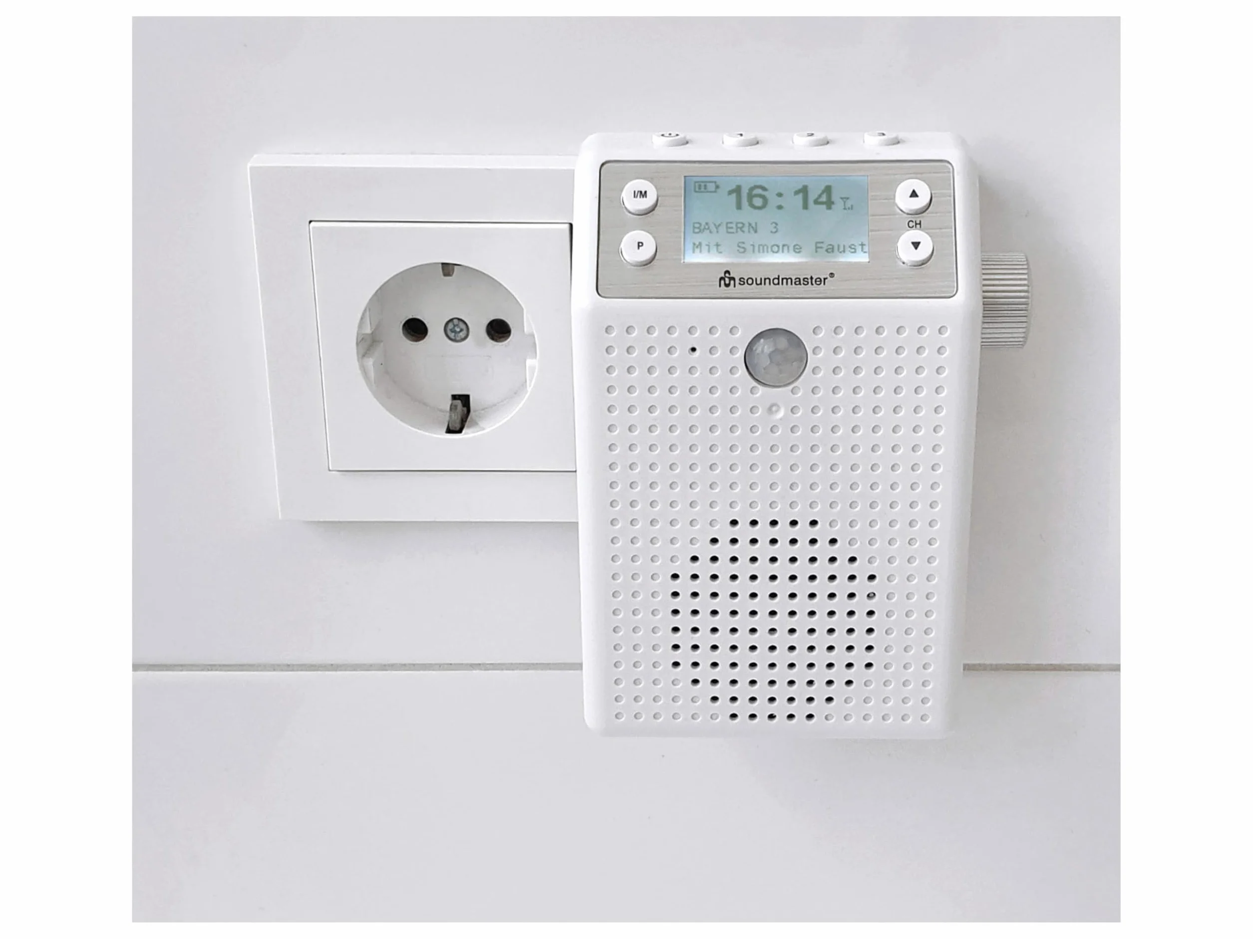 Soundmaster DAB60WE Radio Da Doccia Portatile con DAB+ FM-RDS Bluetooth