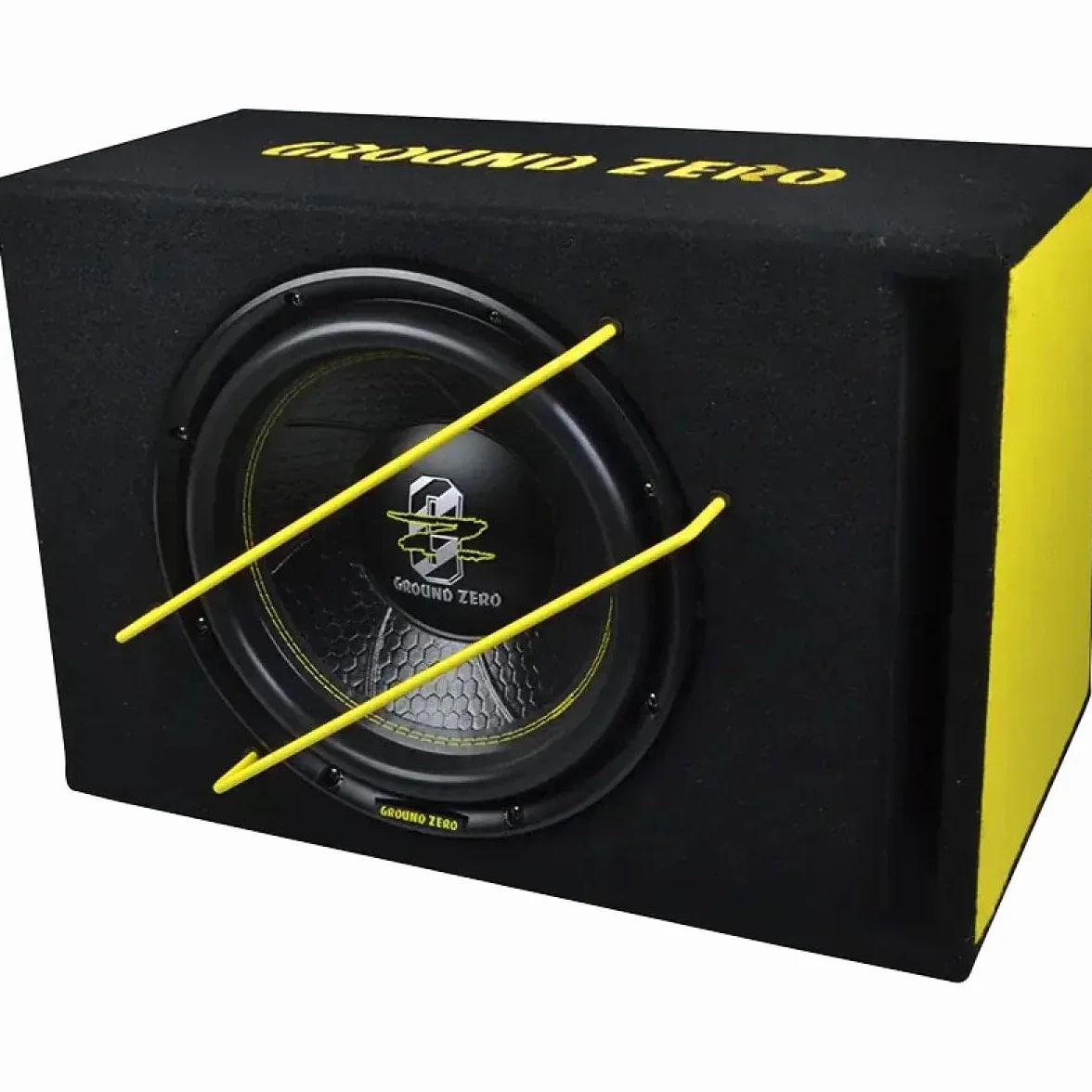 GroundZero GZIB 12SPL - 30cm / 12"" basreflex SPL subwoofer behuizing - 1000 Watt RMS SPL - 2x2 Ohm impedantie (gzib12spl)