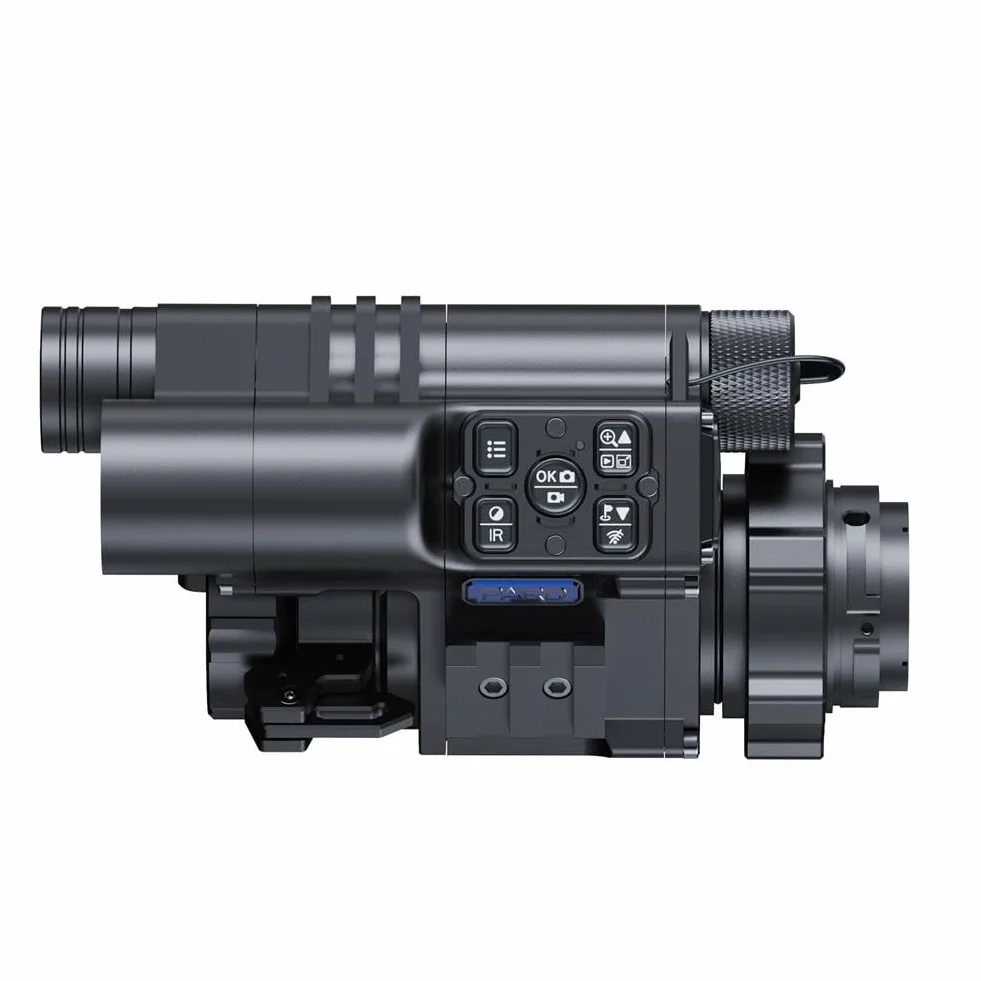 PARD Visore Notturno, Monoculare per Visione Notturna con clip montato anteriormente, calcolo balistico, telemetro 1000 m, sensore 2K, registrazione video, Wi-Fi, impermeabile, FD1/FD1-LRF