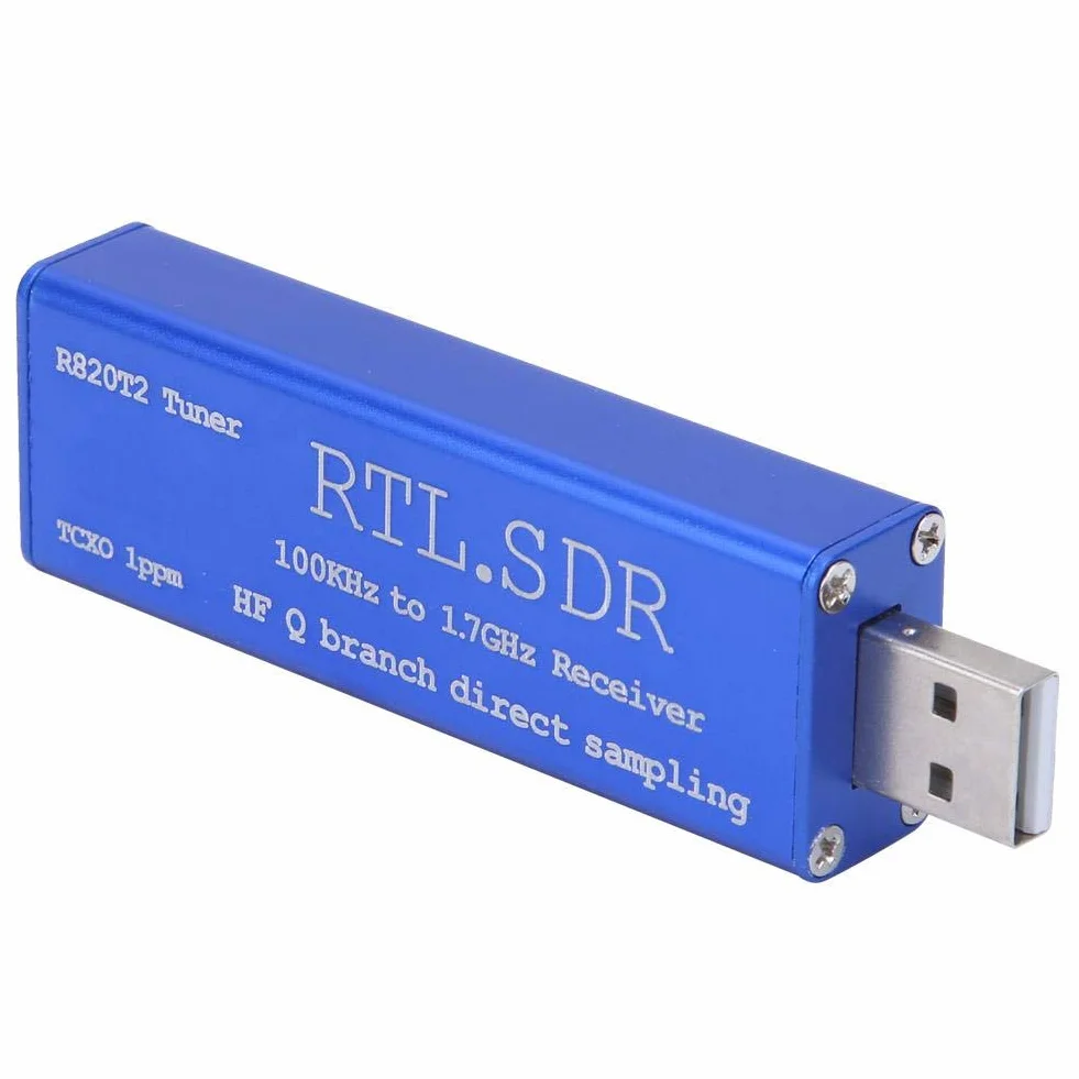 Ricevitore Sintonizzatore USB 100khz-1.7ghz Ricevitore UHF VHF Rtl-SDR Rtl2832u + Kit Chipset R820t2