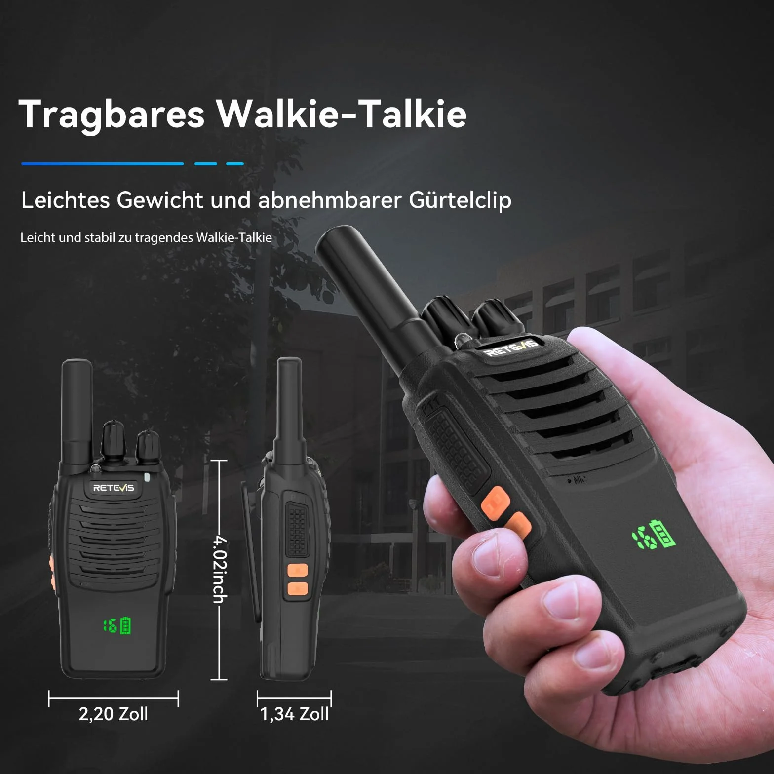 Retevis H777H Walkie Talkie, Radio Bidirezionale con Caricabatterie a Sei Vie, Display Nascosto, Durata della Batteria 19H, VOX, Ricetrasmittenti per Scuola, Supermercato, Ristorante (Nero, 6 Pezzi)