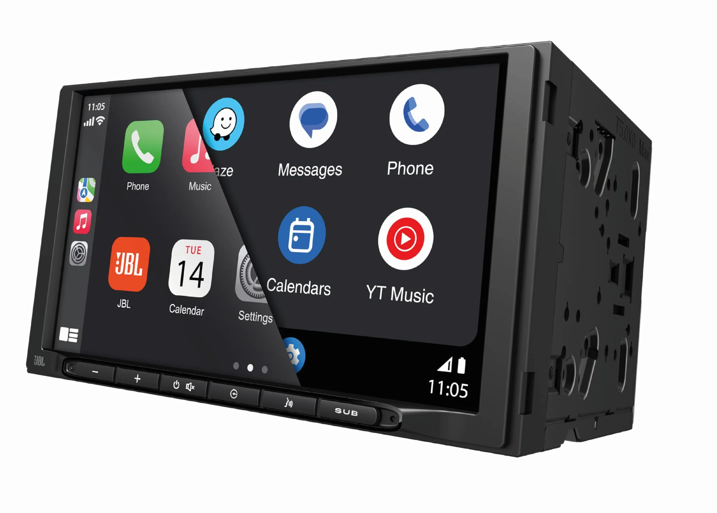 JBL Legend 700 autoradio 2-DIN multimediale, schermo touchscreen 7 pollici, Apple CarPlay & Android Auto wireless, Bluetooth, 4x50 W, preout 4V, FLAC, equalizzatore parametrico