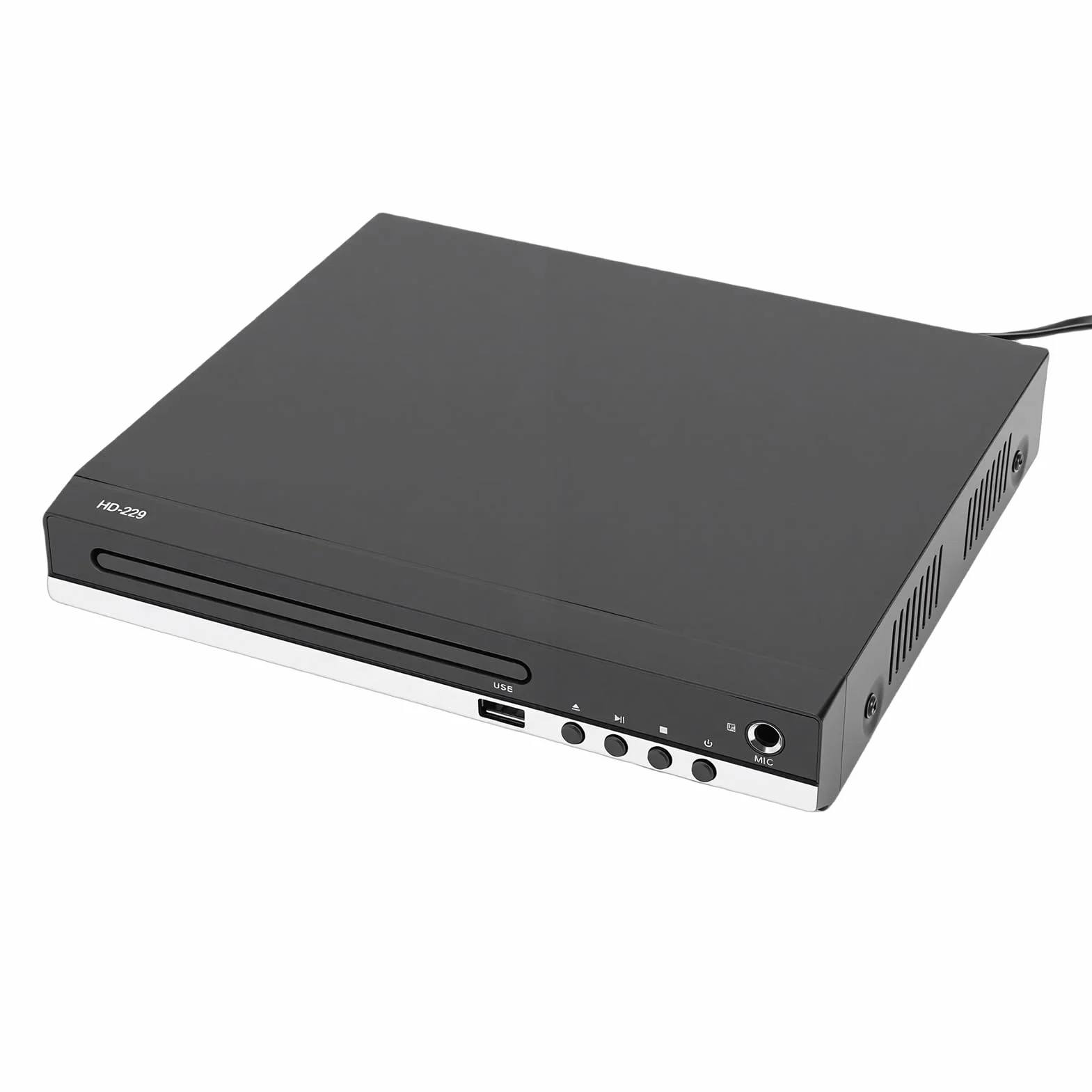 Interfaccia Multimediale HD Lettore DVD, Lettore CD per TV Domestica, Adatto Agli Anziani, Ingresso USB, Scansione Progressiva, Tutte le Regioni, Telecomando, Ingresso (Spina UE 1500w)