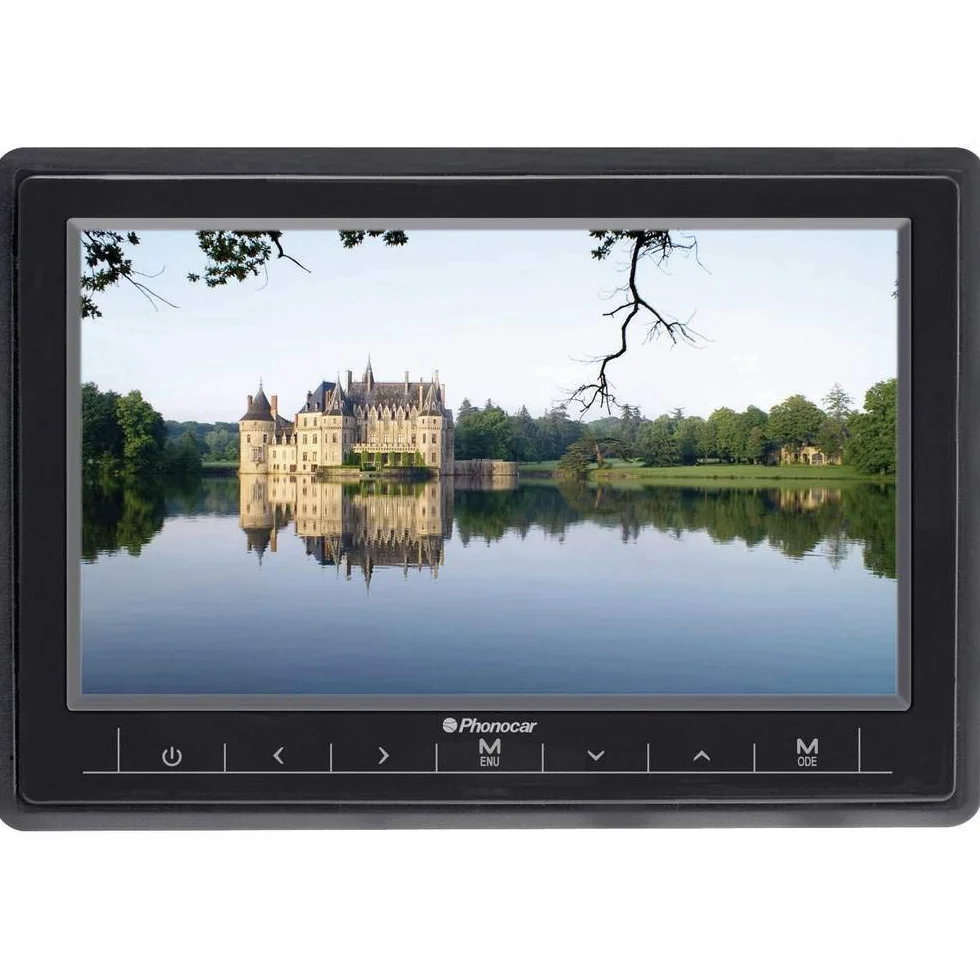 Phonocar 1166939 Monitor per Poggiatesta 7" Wide Vision, 178mm x 118mm x 20mm