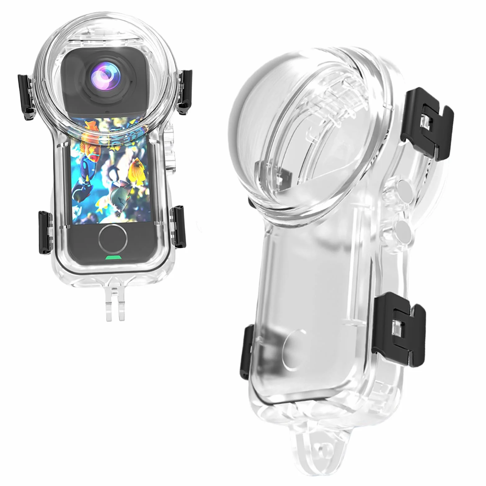 Custodia subacquea Insta 360 X4 Air invisibile, custodia protettiva impermeabile fino a 50 m (164 piedi) con prevenzione degli schizzi, guscio protettivo subacqueo per Insta360 X4 Air con staffa e
