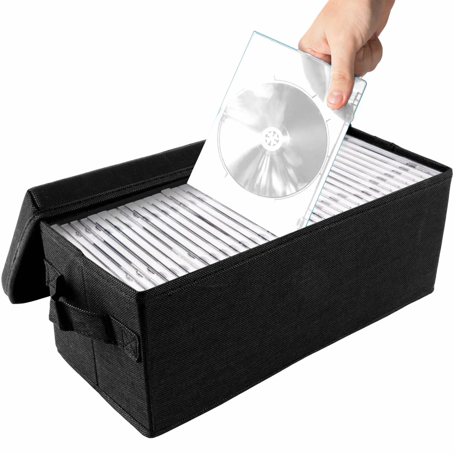 4 scatole per CD, DVD, 36 x 16 x 14 cm