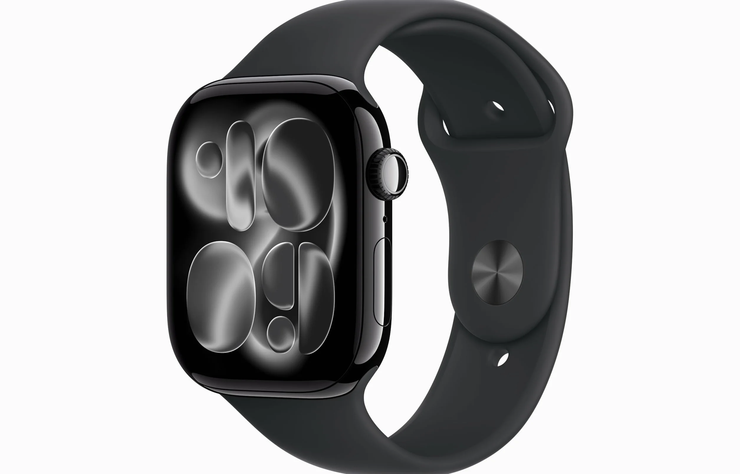 Apple Watch Series 11 [GPS + Cellular, 46mm] Cassa Jet Black in Alluminio con Cinturino Sport Nero, M/L (Ricondizionato)