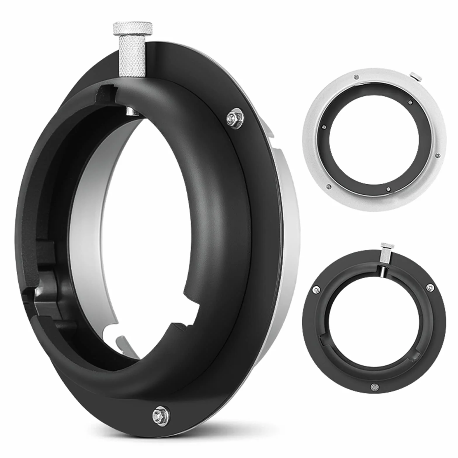 Soonpho Convertitore ad anello adattatore in lega di alluminio, convertitore adattatore per montaggio Elinchrom per Bowens Mount luce fissa, luce flash, softbox, luce fotografica Monolight