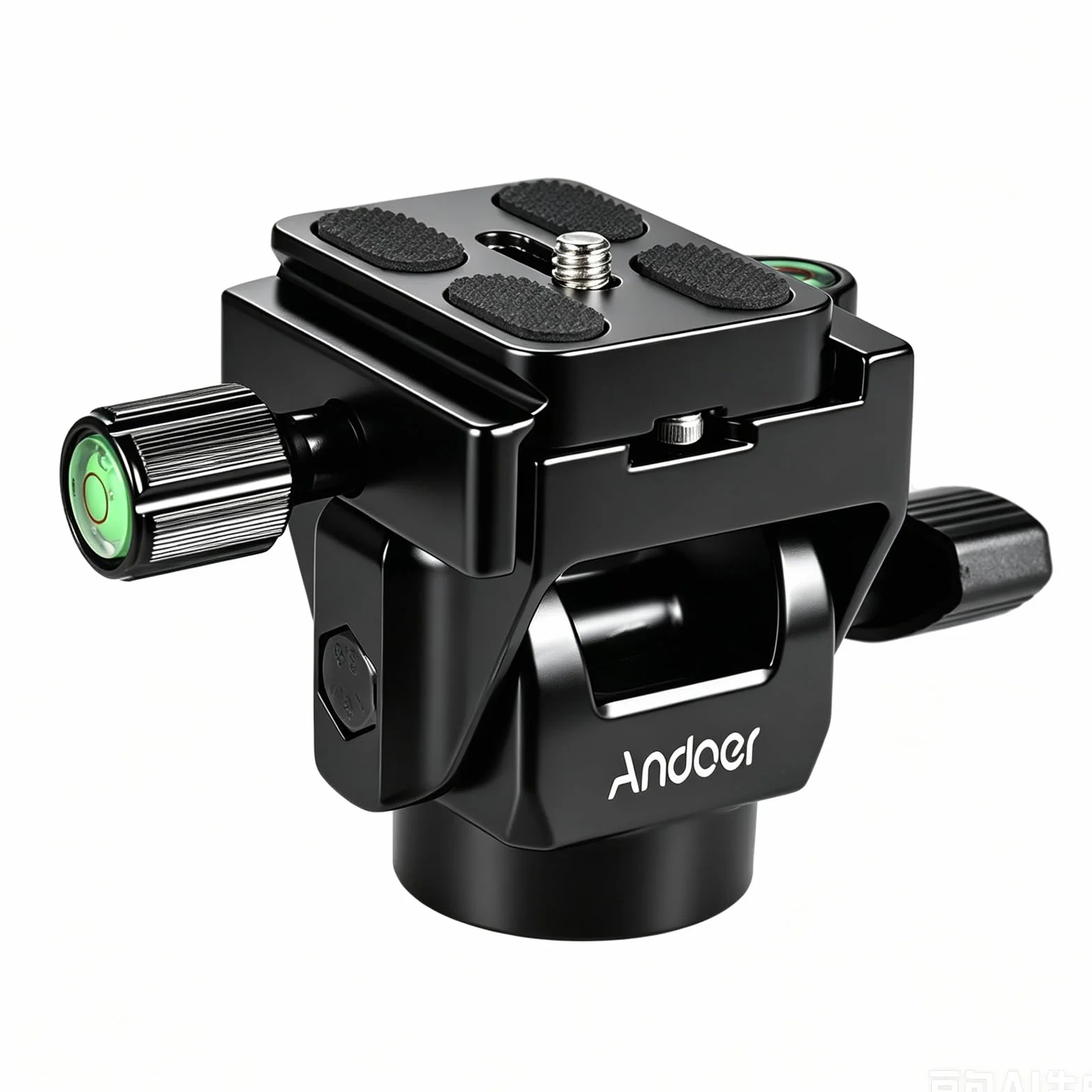 Andoer M-12 Testa Monopiede Inclinabile Panoramica per Teleobiettivo e Bird Watching Con 2 Piastre a Sgancio Rapido