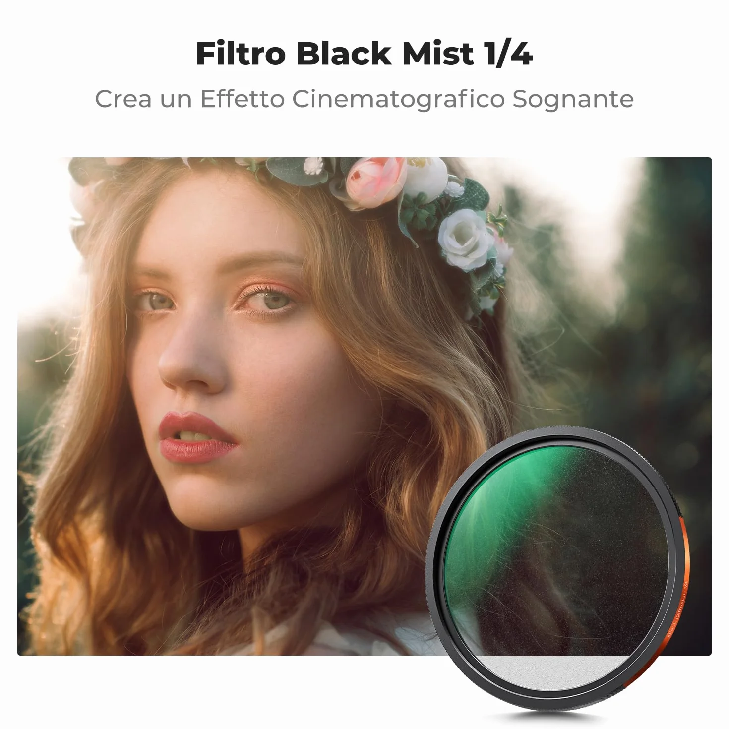 K&F CONCEPT Nano-Xcel Filtri Magnetici 82mm, Filtro Polarizzatore Circolare + Filtro Variabile ND2-32 + Filtro Nebbia Nera 1/4 + Anello Adattatore Magnetico + Coperchio Metallo Magnetico