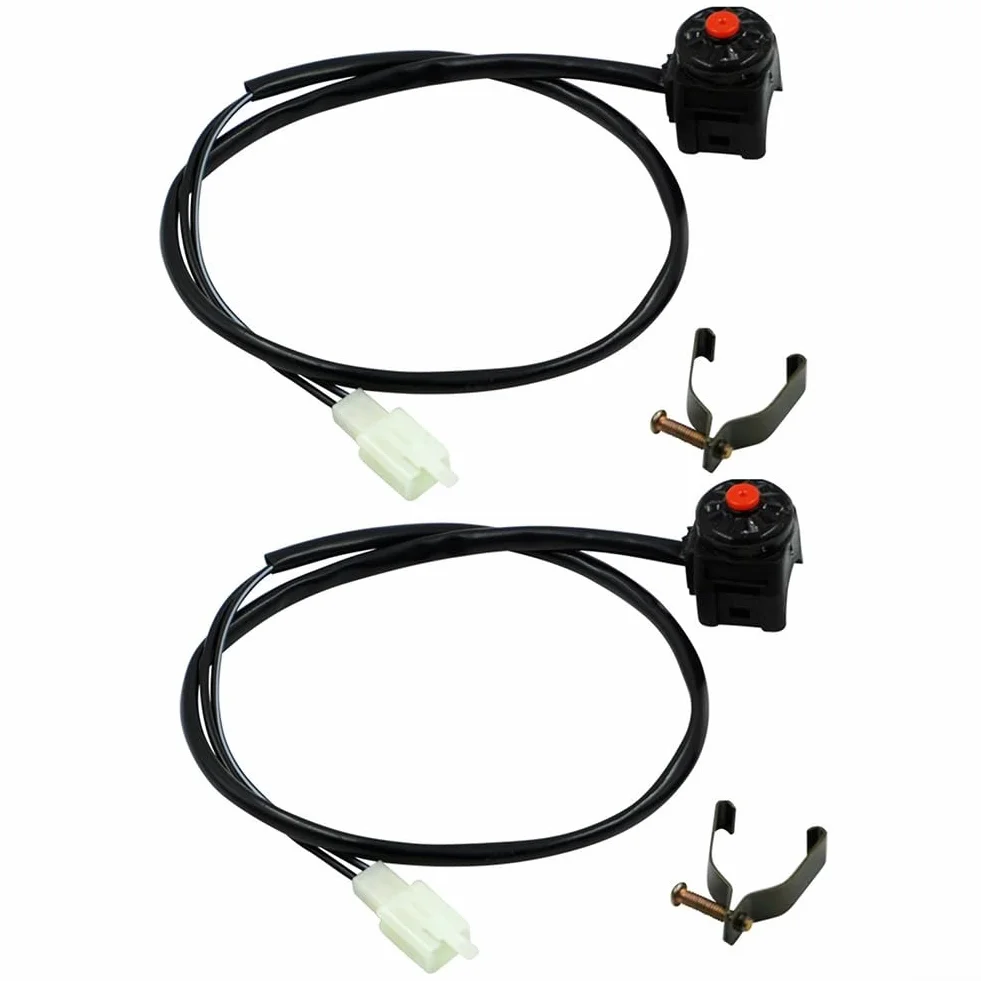 Kill Switch per manubrio moto pulsante arresto motore rosso