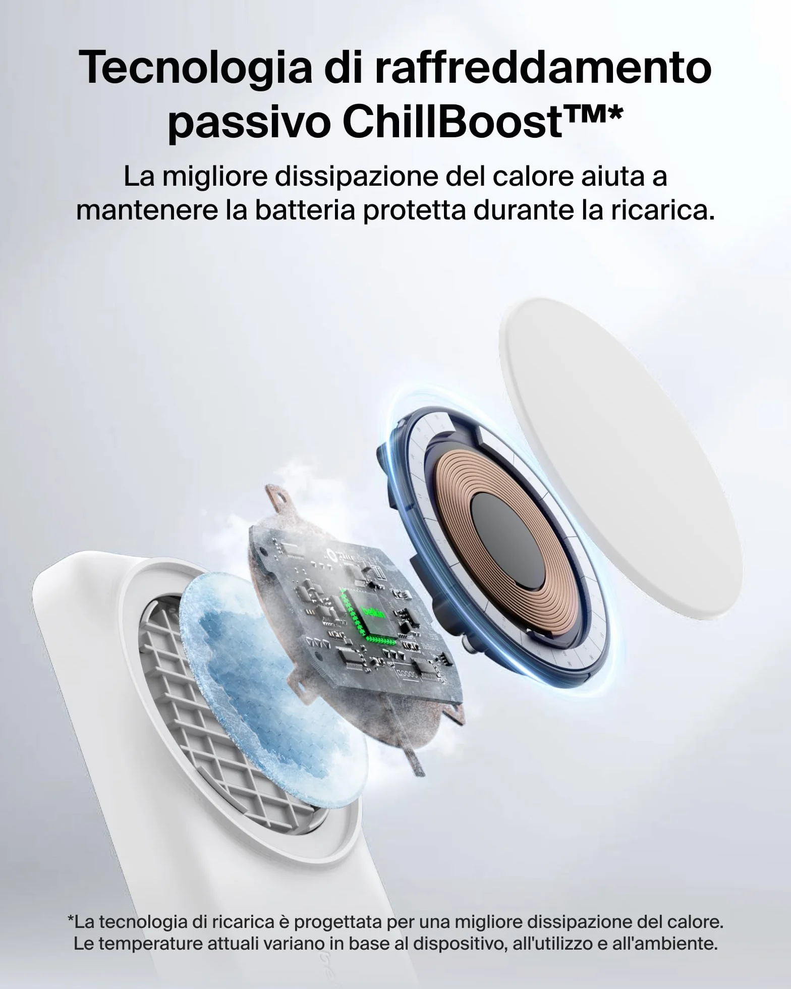 Belkin UltraCharge Caricatore iPhone Qi2, Stazione di Ricarica Wireless 2 in 1 25W, Caricatore Wireless Compatibile con MagSafe per iPhone, AirPods, Pixelsnap con Porta USB-C e Adattatore 45W, Bianco