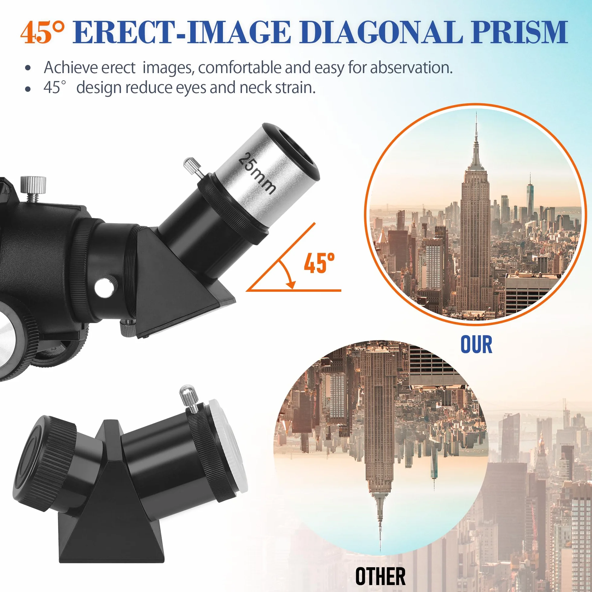 MEEZAA Telescopio, Telescopio Astronomico Professionale Adulti, 80/600mm (24X-180X) Telescopi Rifrattori per Bambini e Principianti, Portatile da Viaggio con Treppiede, Adattatore Telefonico e Borsa