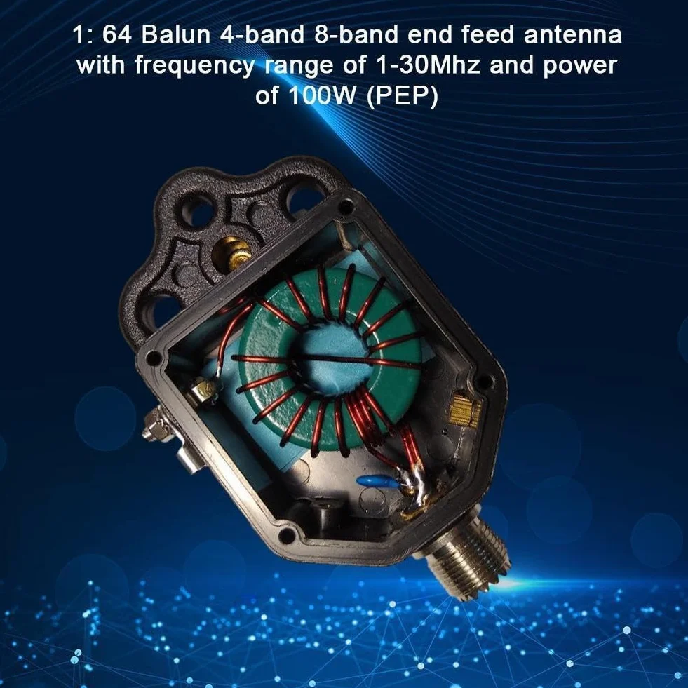 Balun ad alta frequenza 164, 130MHz, 100W