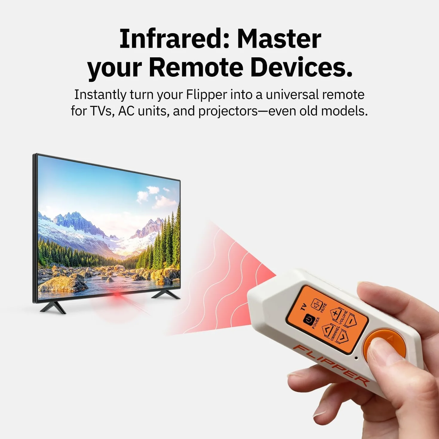 Flipper Zero — dispositivo multi-tool open source personalizzabile con RFID + NFC, infrarossi ed esplorazione segnali wireless per appassionati di tecnologia, bianco