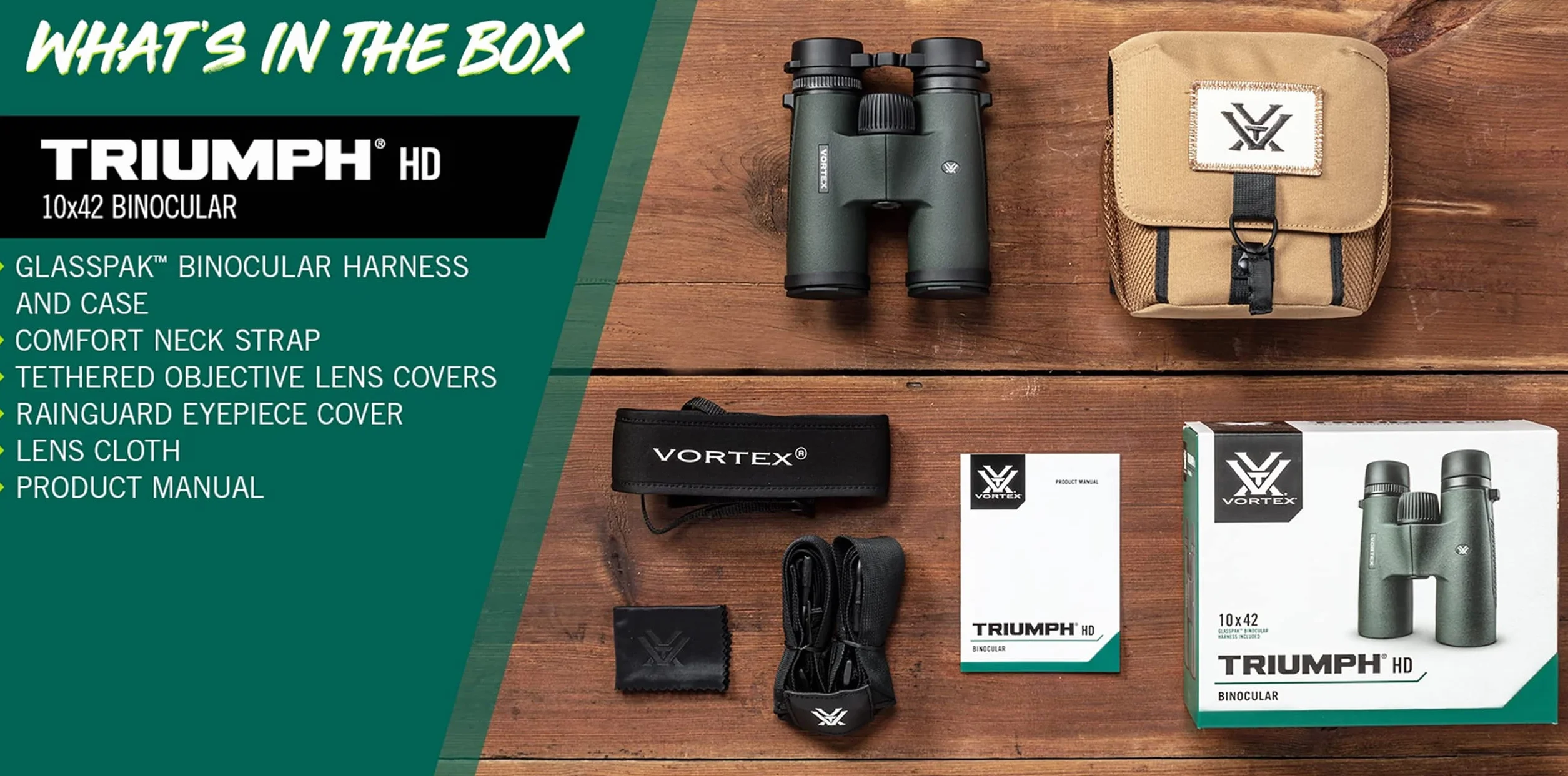 Vortex Ottica Binocolo Triumph HD 10x42